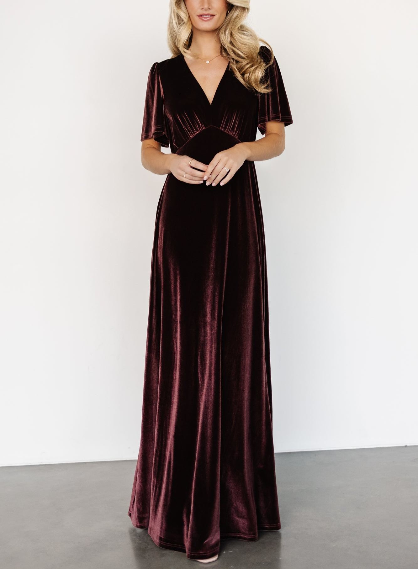 Vivian Velvet Maxi Dress | Clove