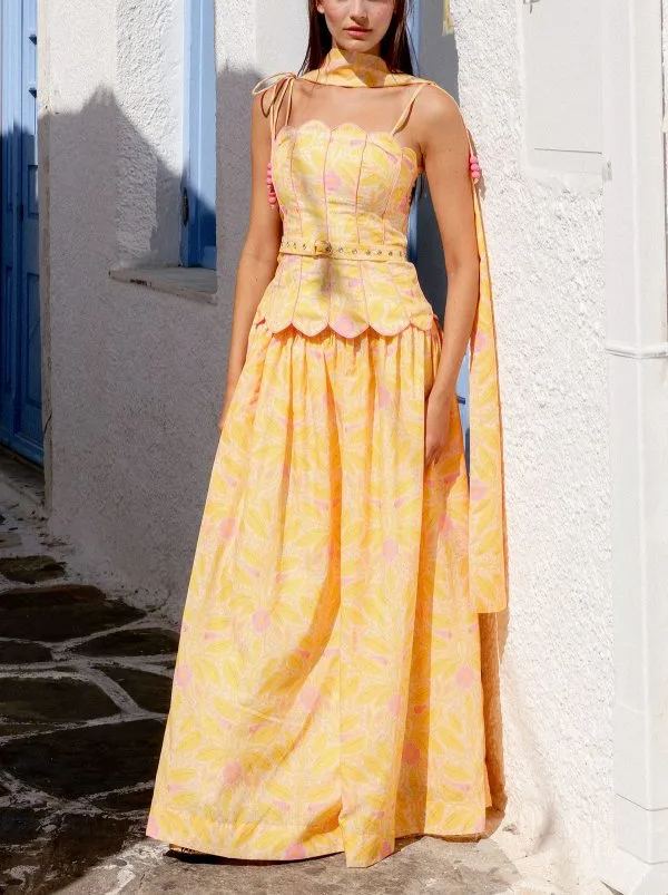 HYDRA SET (Top with Maxi Skirt)