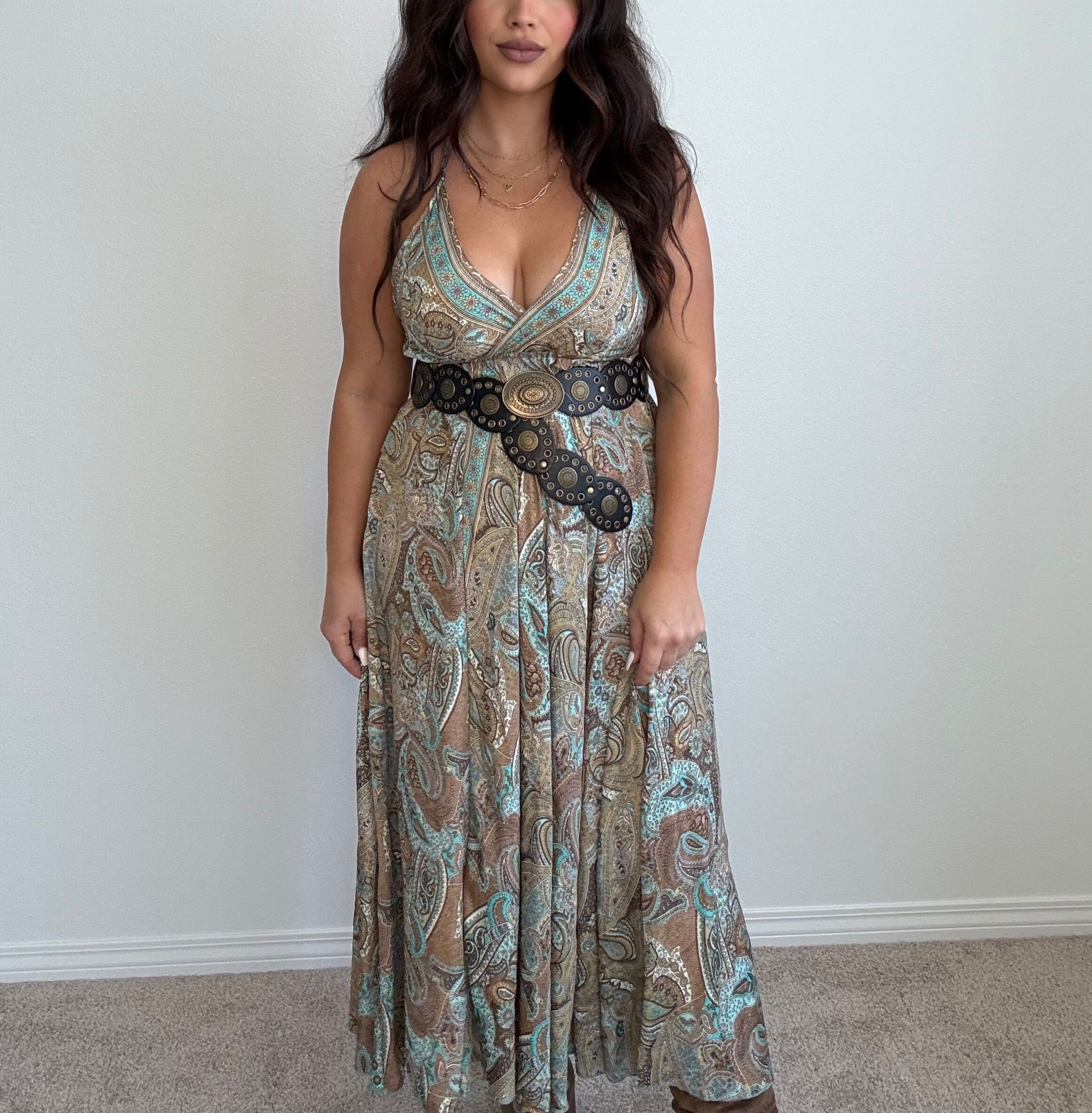 “Fiji” Boho (ONESIZE) Midi Dress
