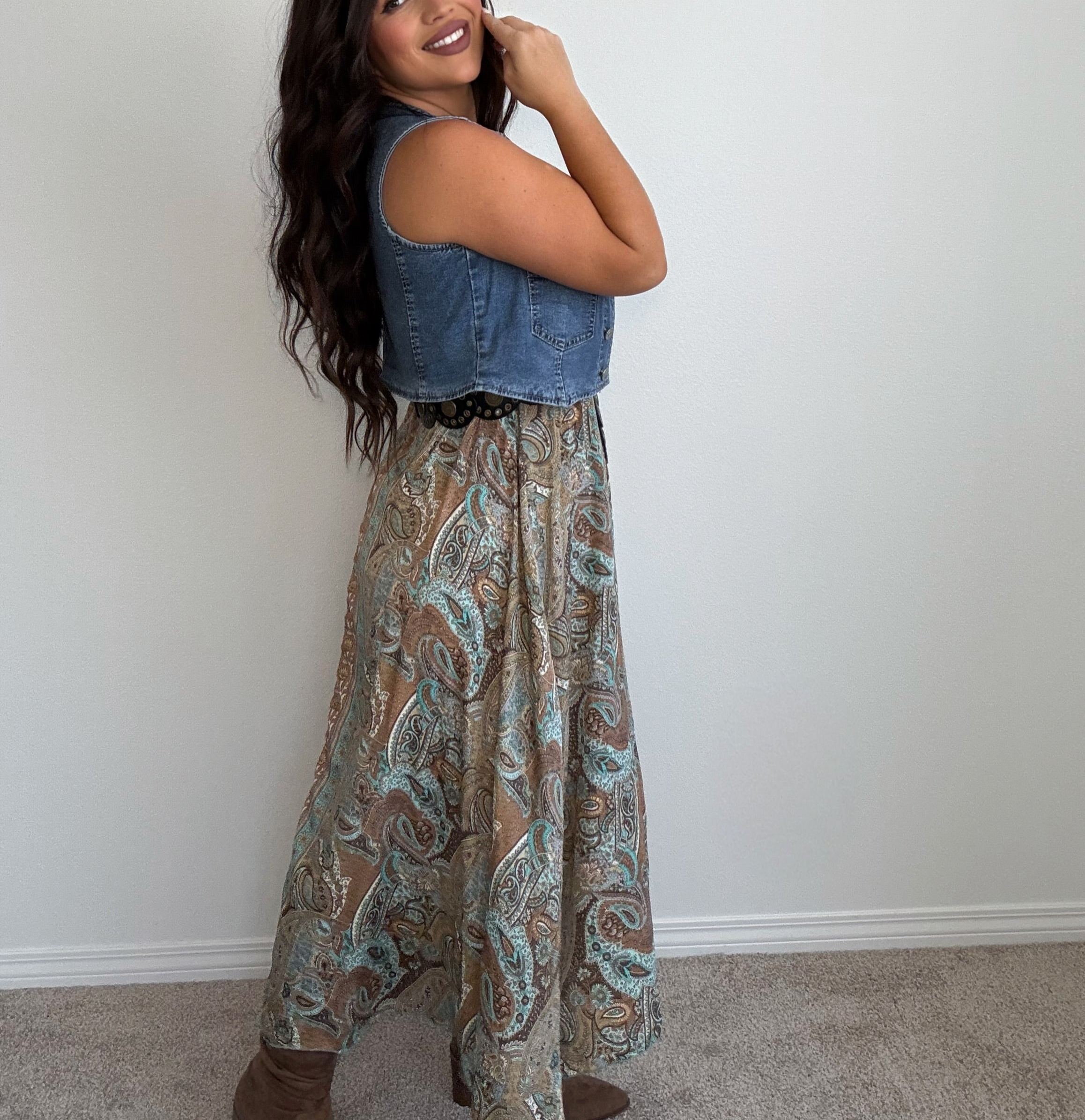 “Fiji” Boho (ONESIZE) Midi Dress