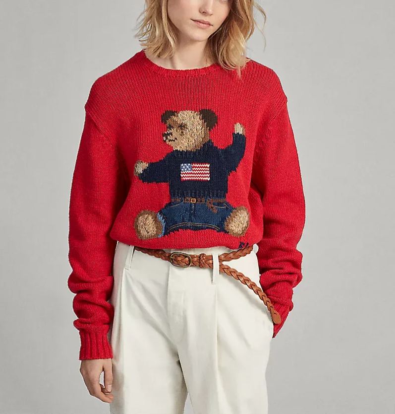 Polo Bear Cotton-Linen Jumper