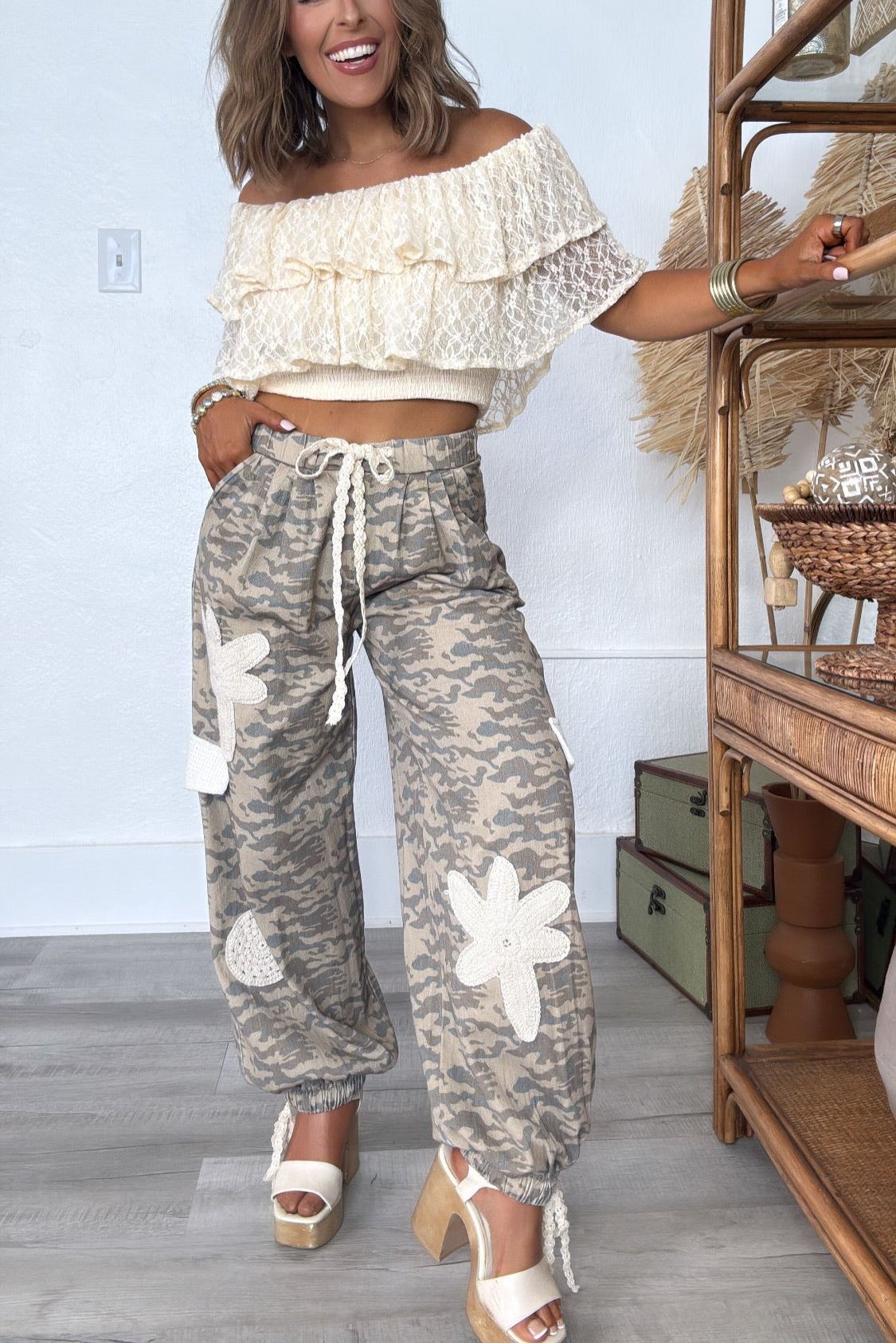 Rare form Patched Joggers, Camo