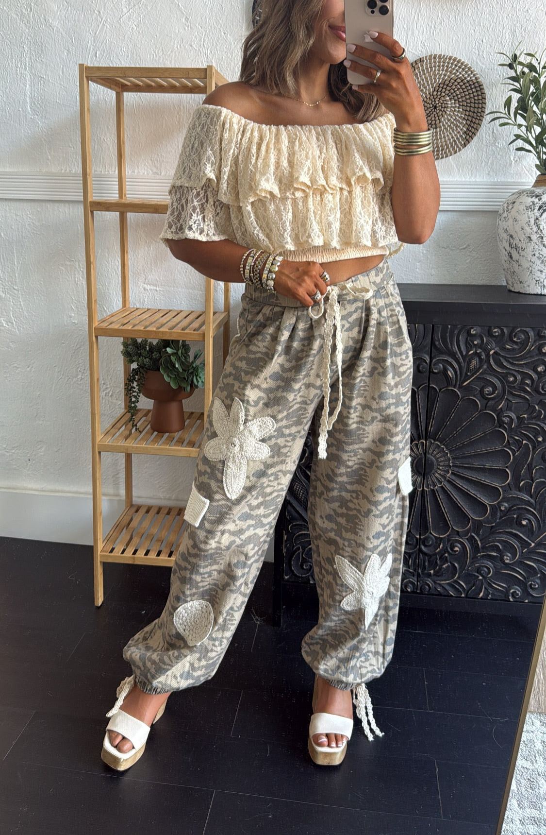 Rare form Patched Joggers, Camo