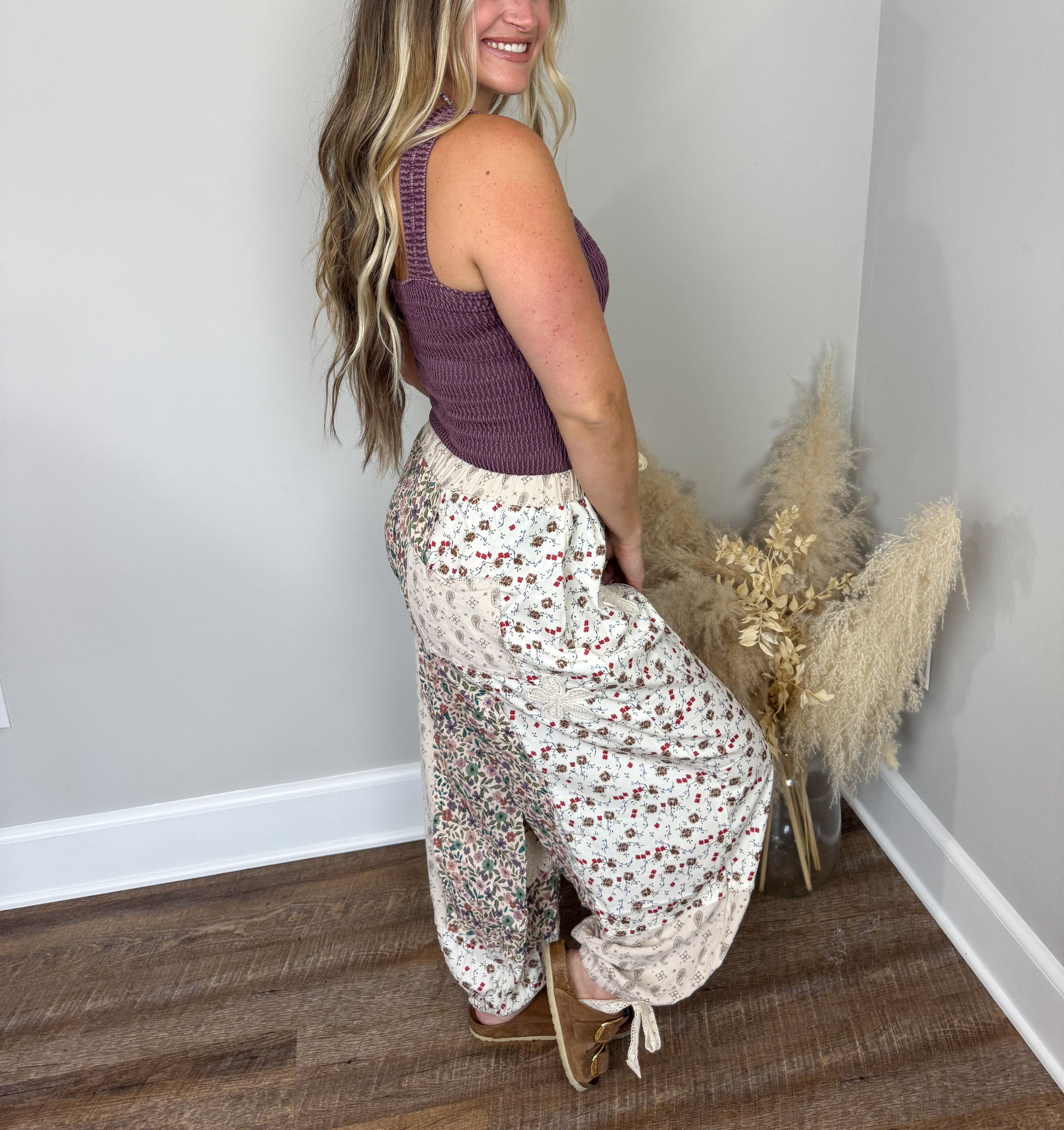 Everything Nice Contrast Pants | Cream