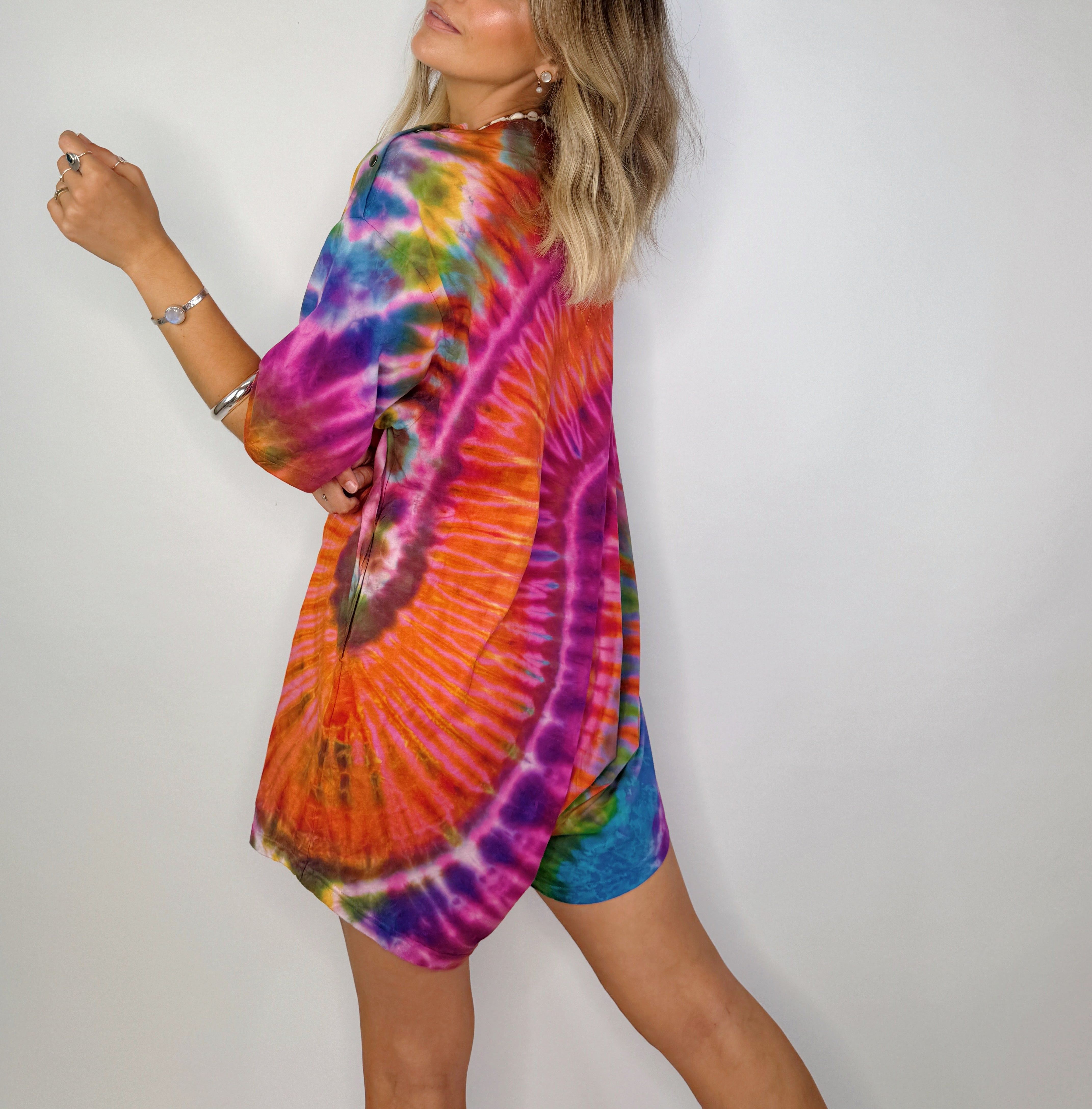 Tee Playsuit - Peony