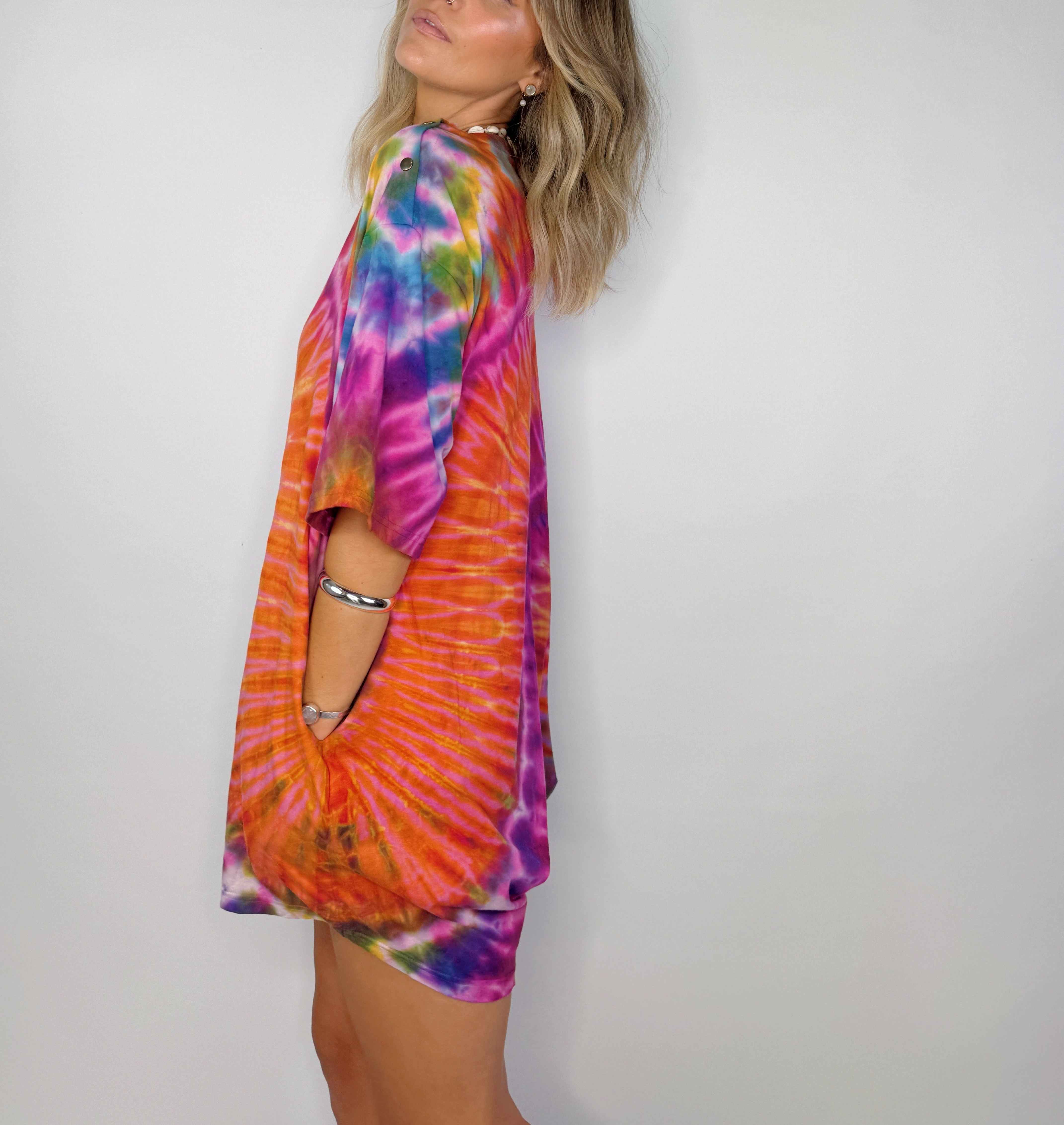 Tee Playsuit - Peony