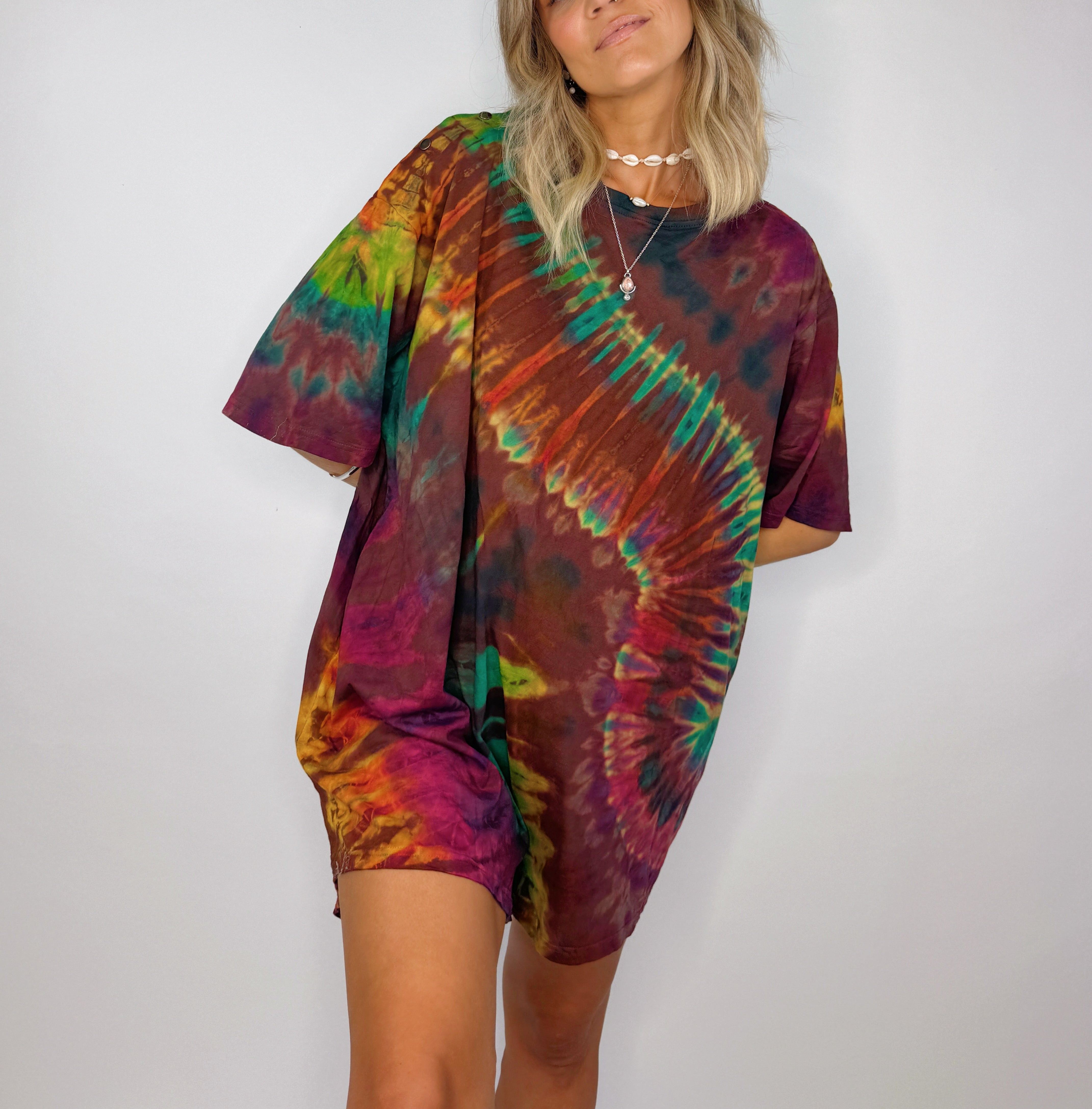 Tee Playsuit - Earthy