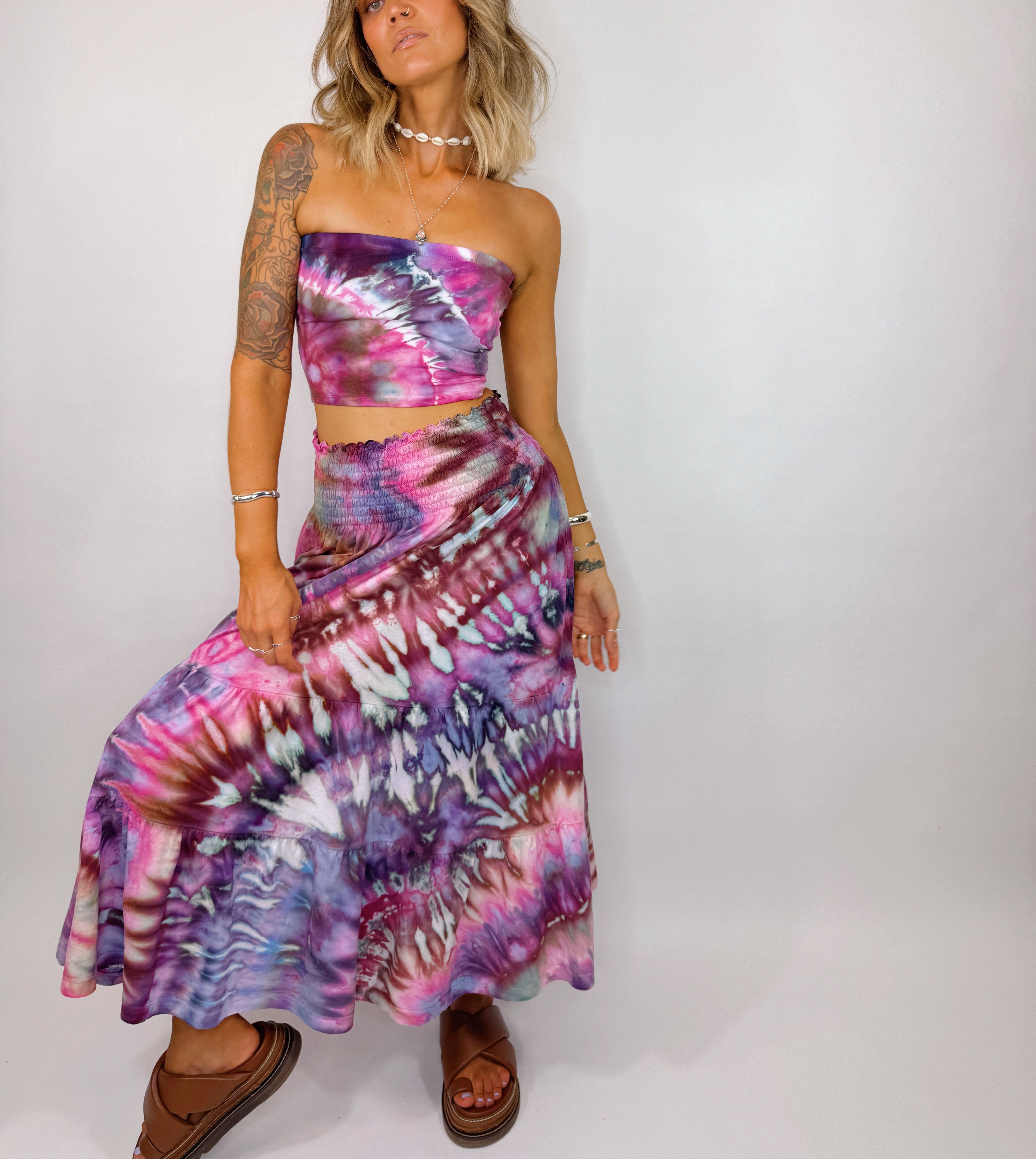 Tiered Skirt - Mystic