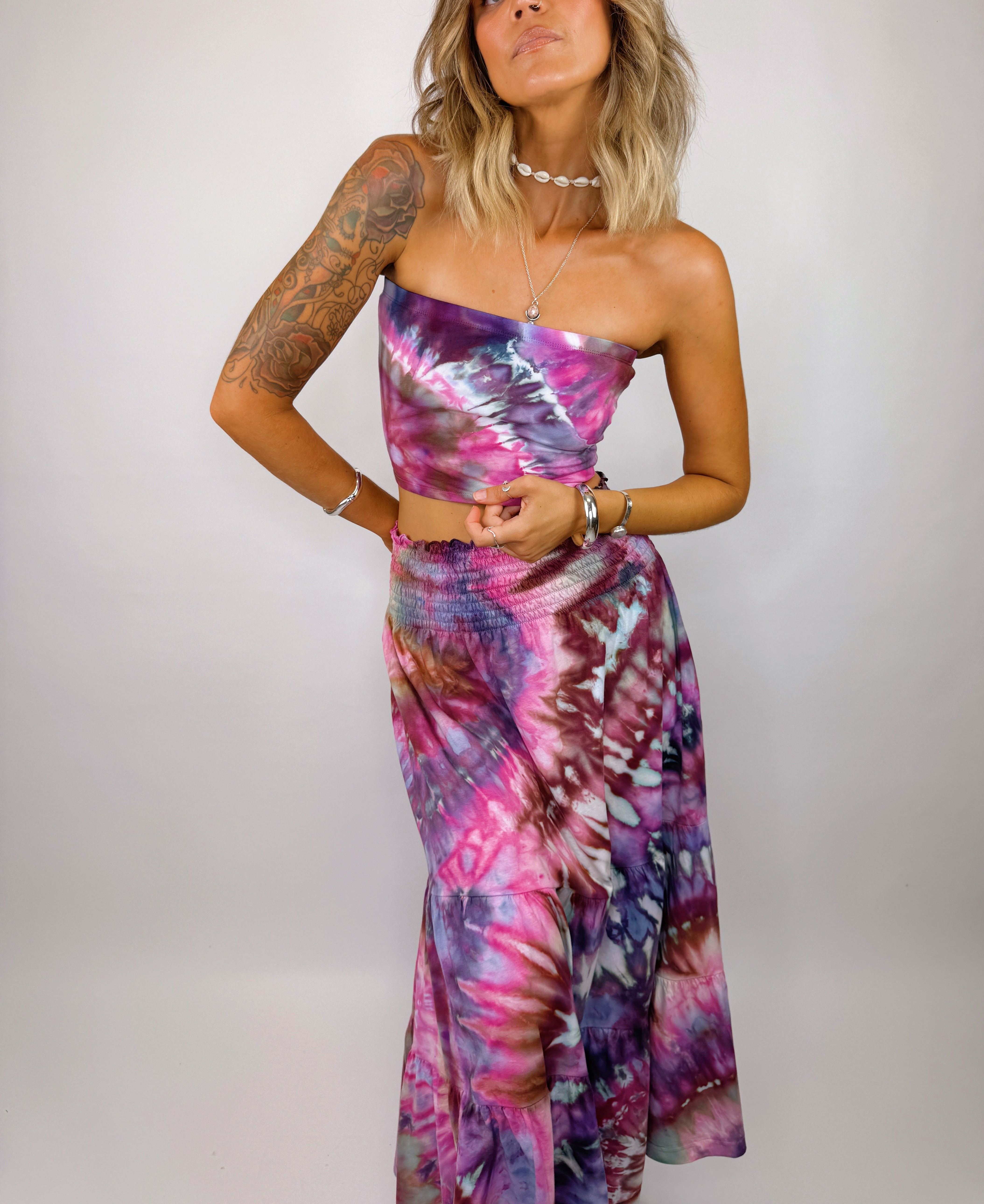 Tiered Skirt - Mystic