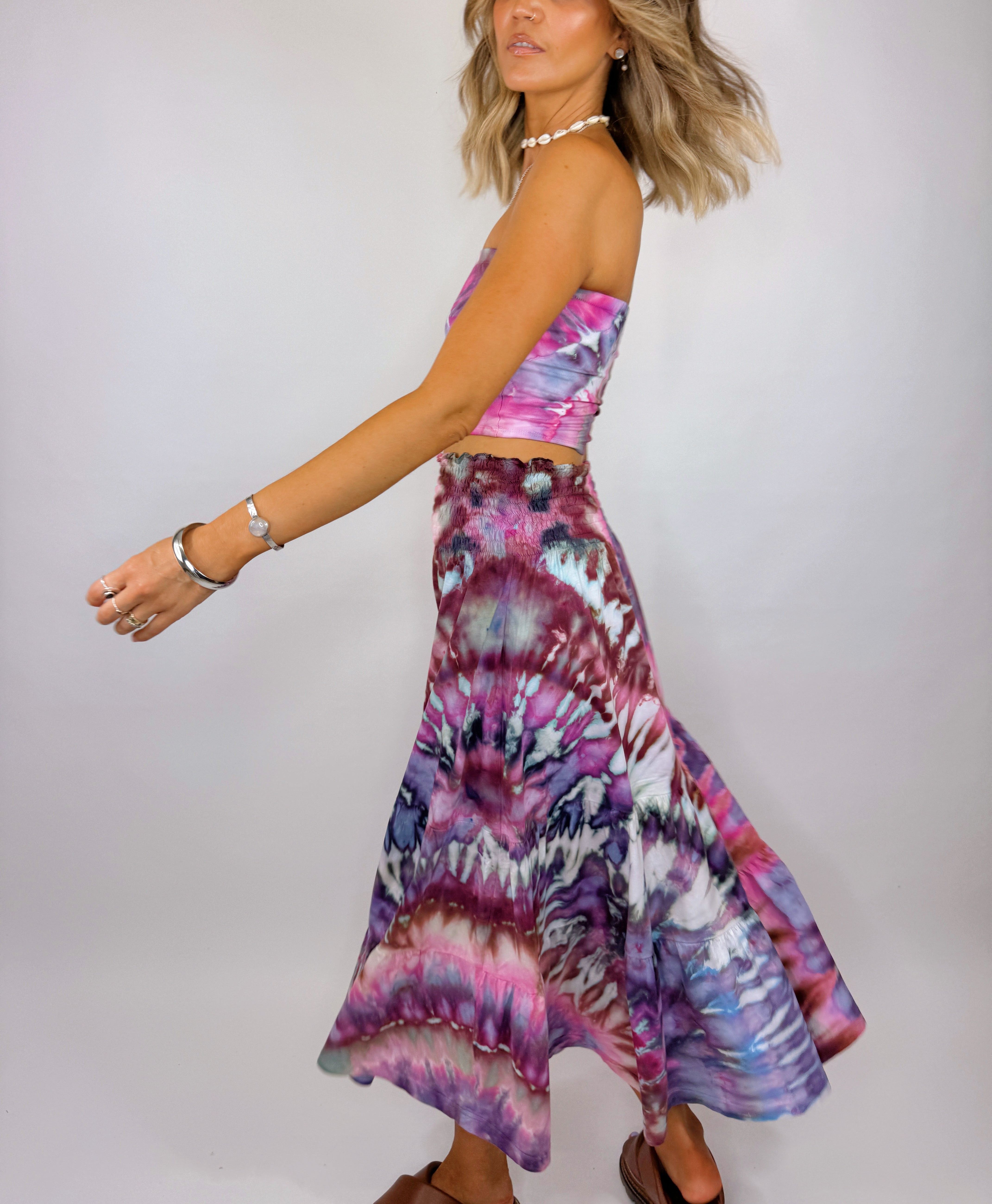 Tiered Skirt - Mystic