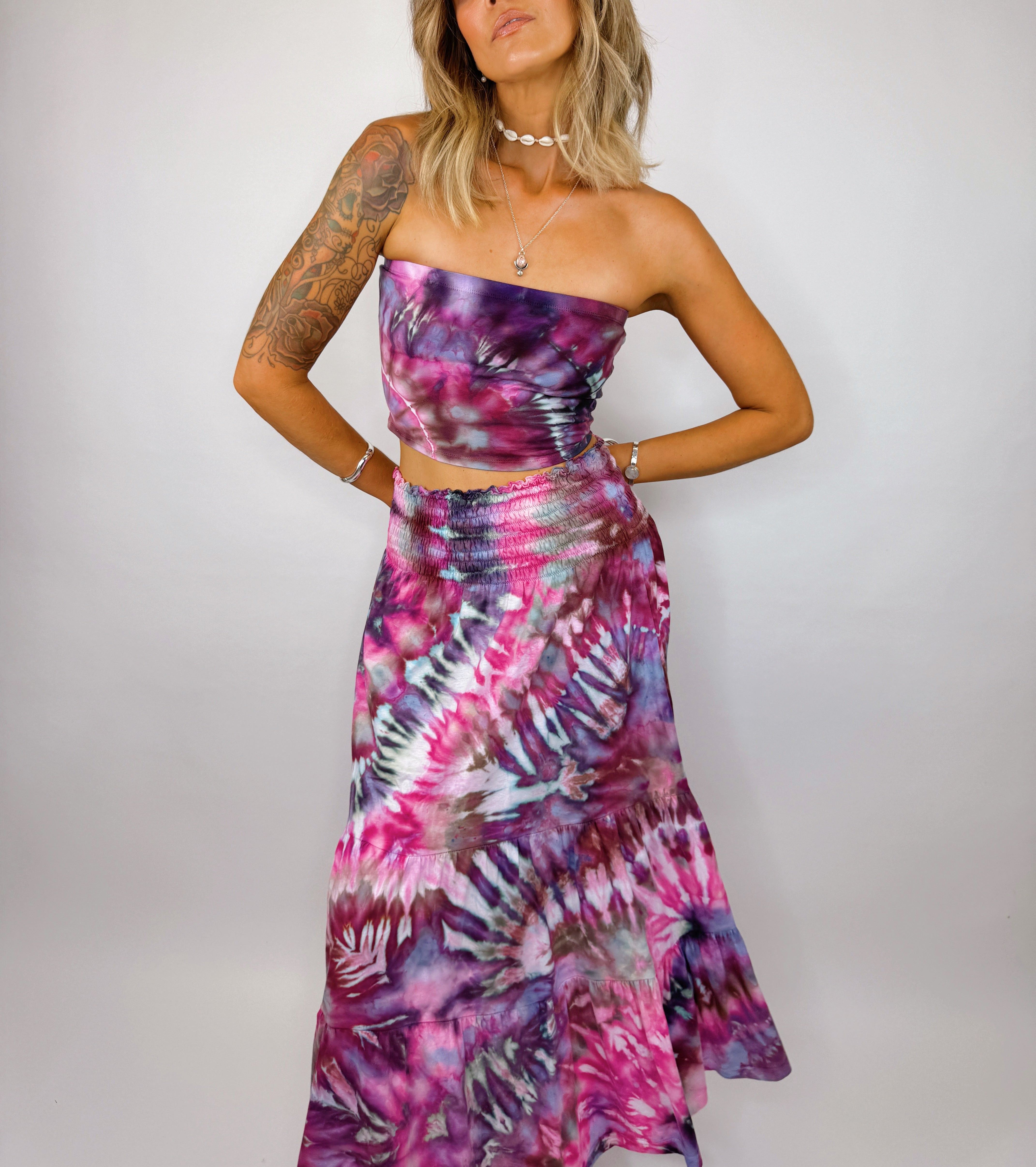 Tiered Skirt - Mystic