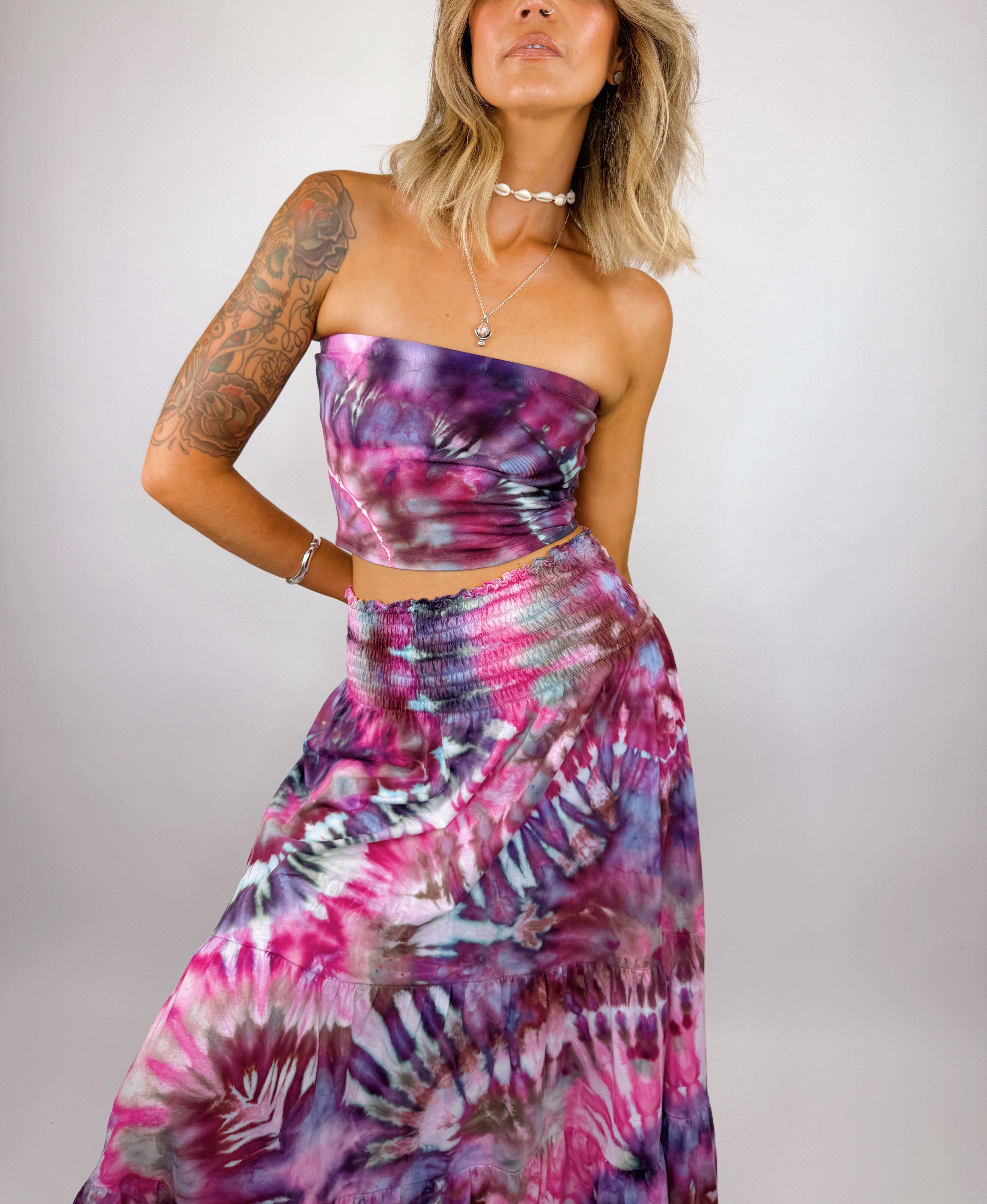 Tiered Skirt - Mystic