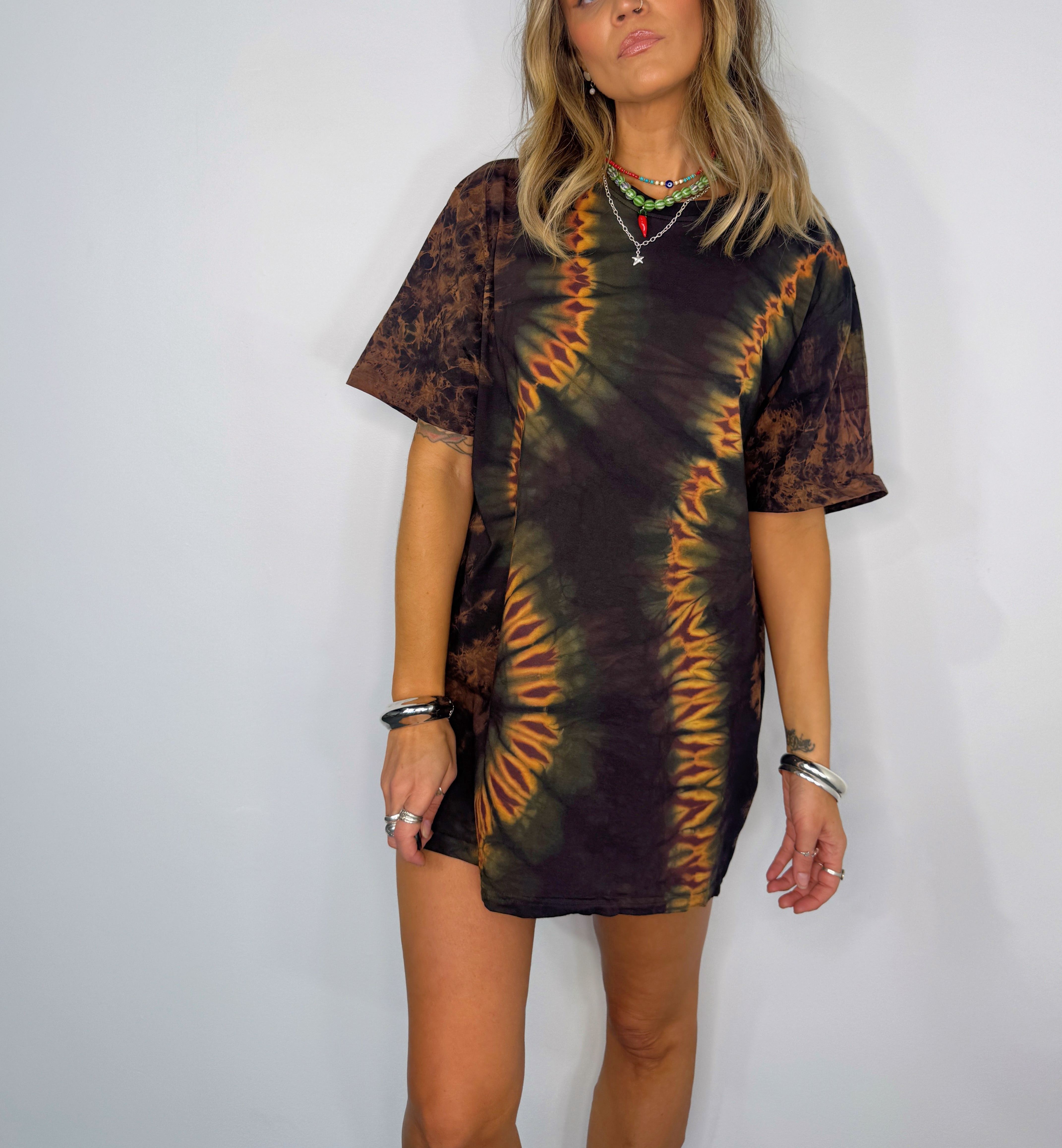 Tee Dress ~ Desert Lava