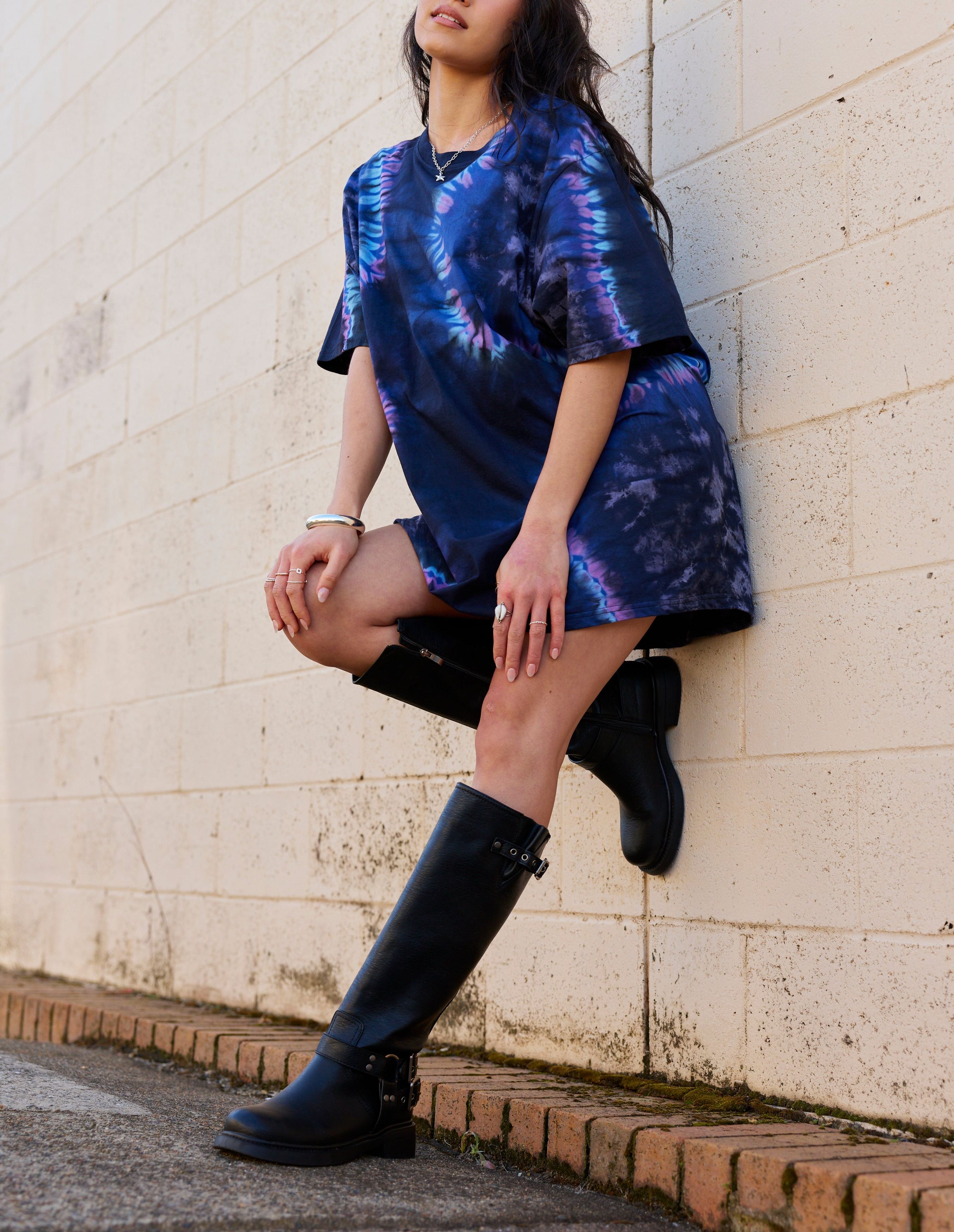 Tee Dress ~ Lunar Lava