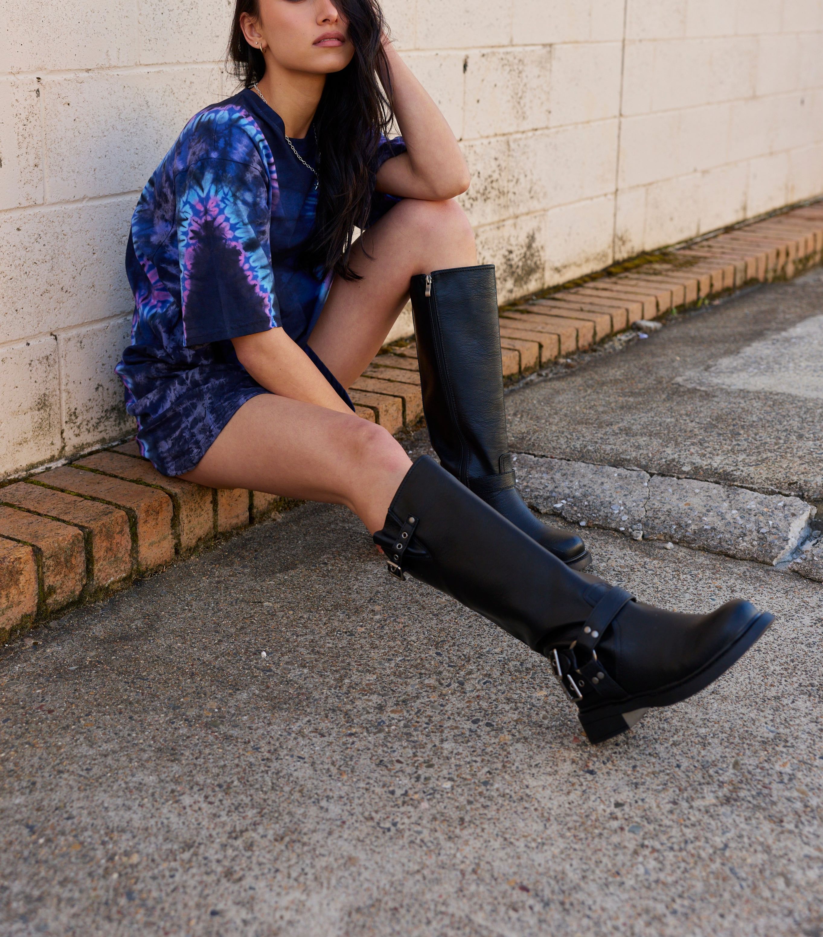 Tee Dress ~ Lunar Lava