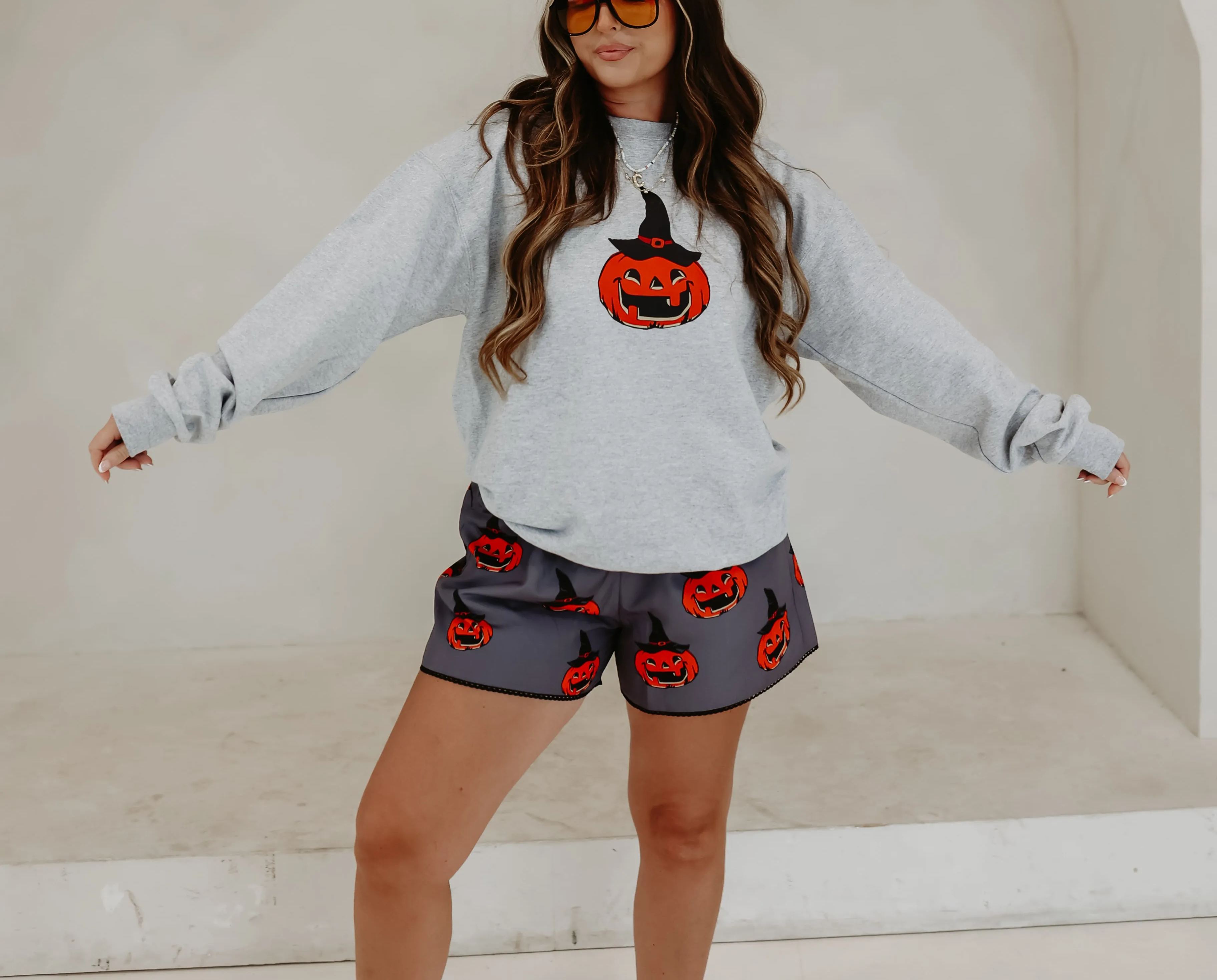 Pumpkin Witch Sweatshirt