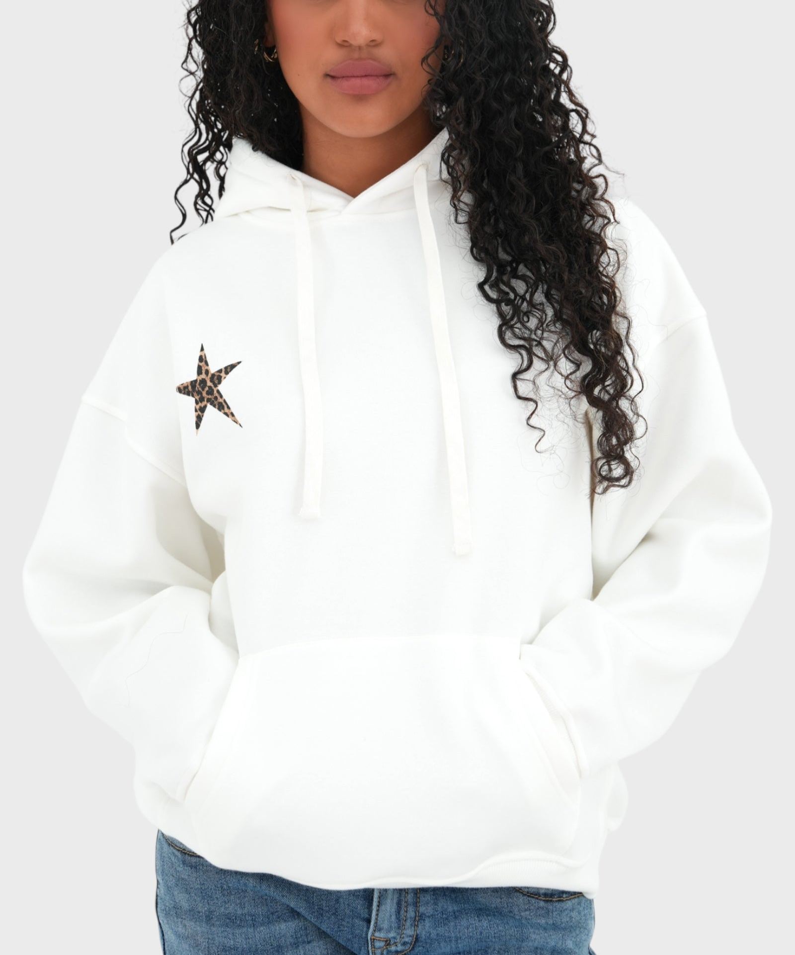 "Only one" hoodie white