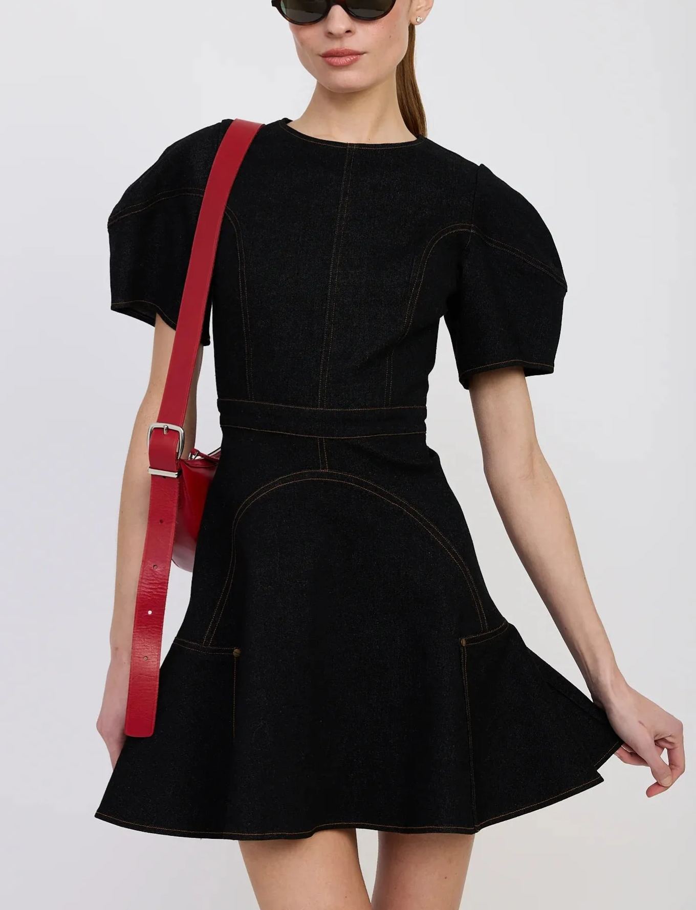 Aaliyah Mini Dress (Black)