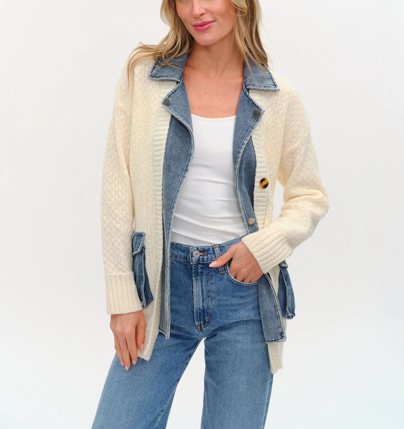 rachel cardigan [ivory]