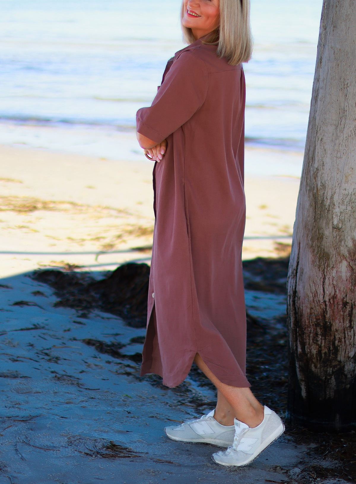 Malibu Denim Shirt Dress | COCO MYLK