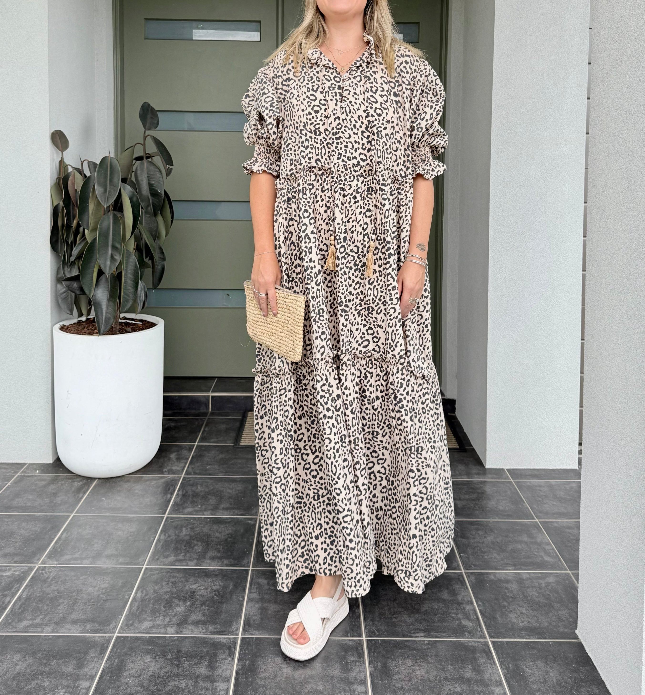 LOUIS DRESS - Leopard