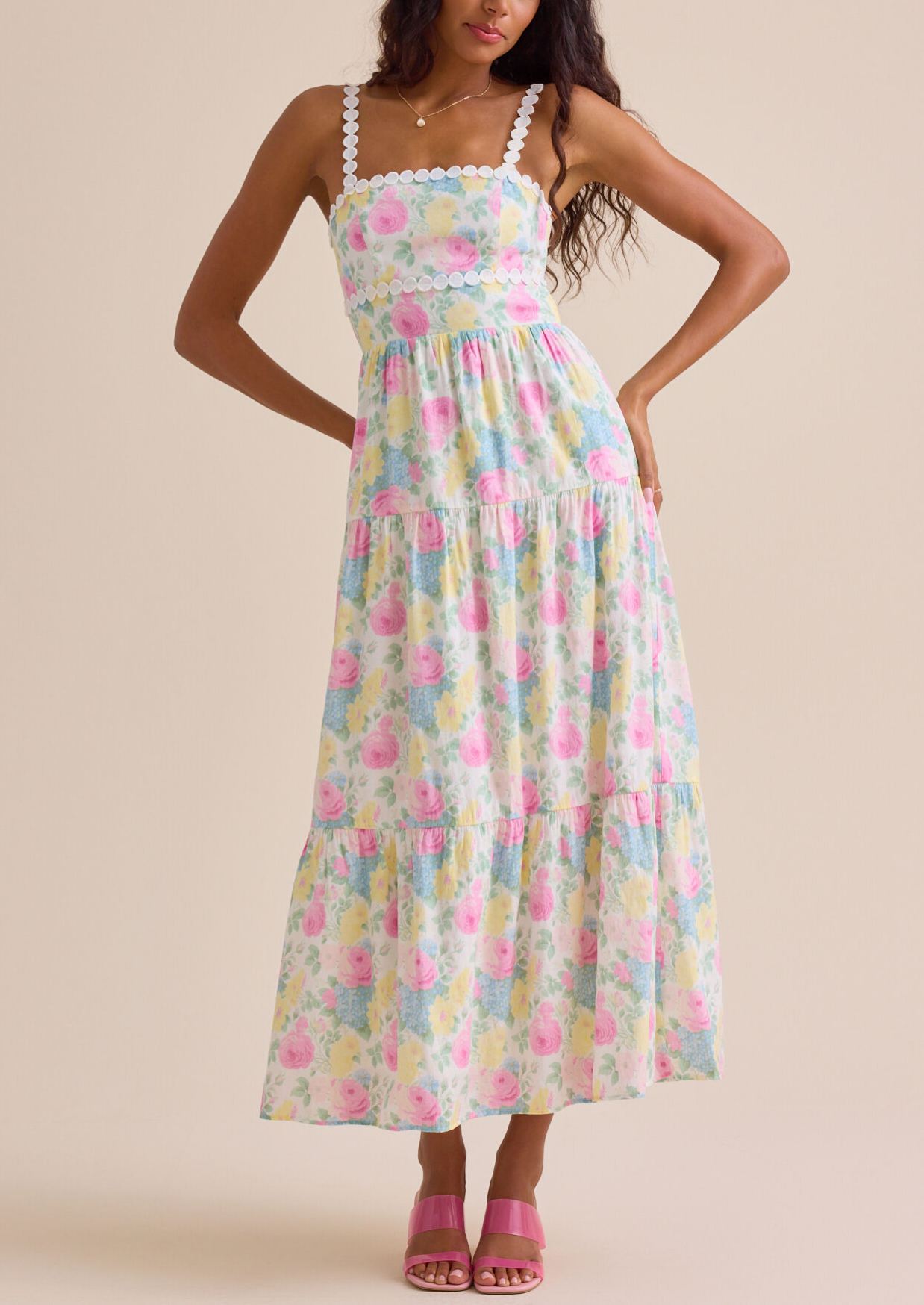 Yara Floral Maxi Dress 