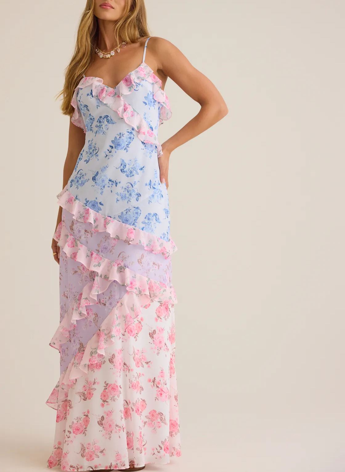 Olivia Floral Maxi Dress