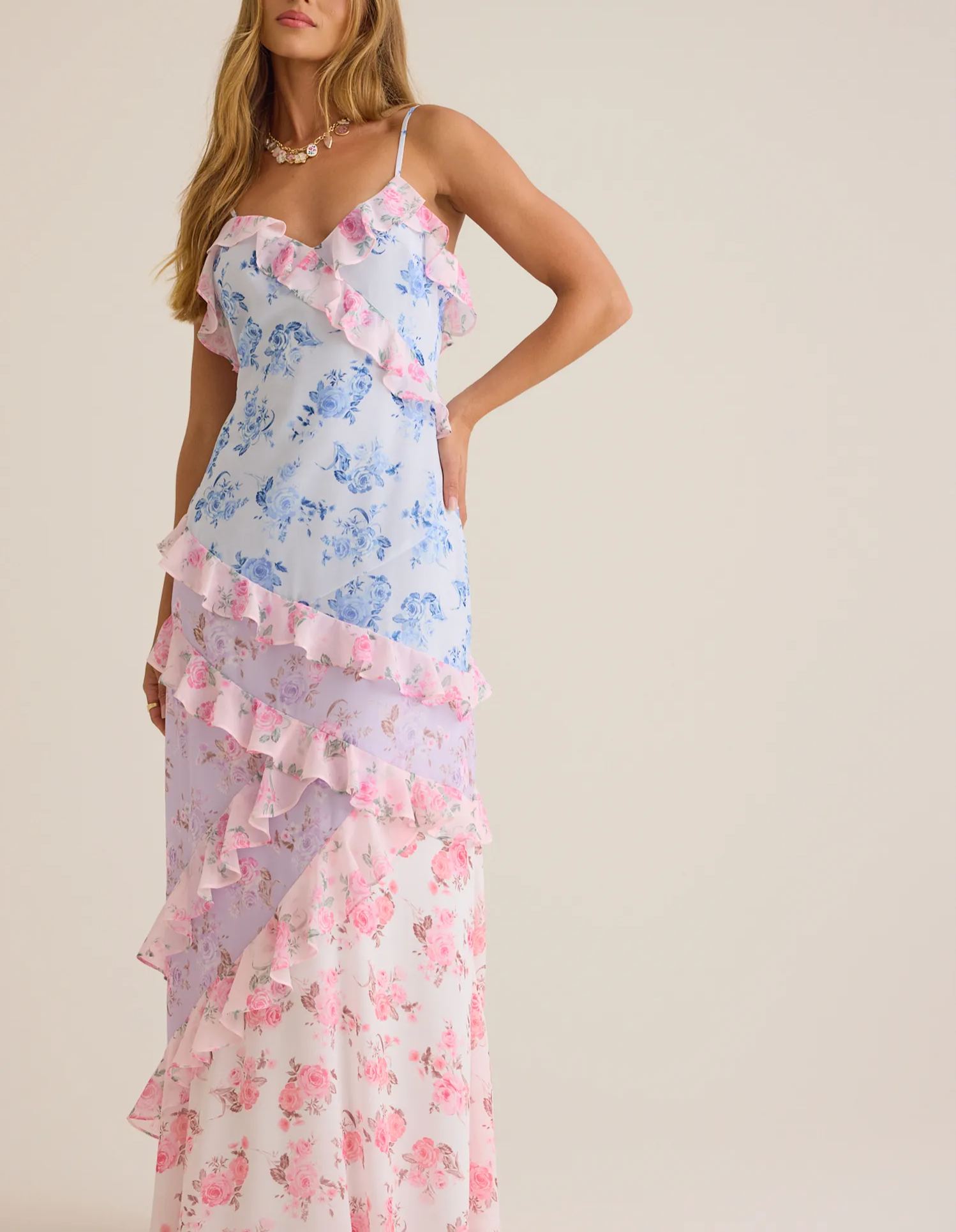 Olivia Floral Maxi Dress