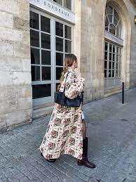 Floral Long Coat