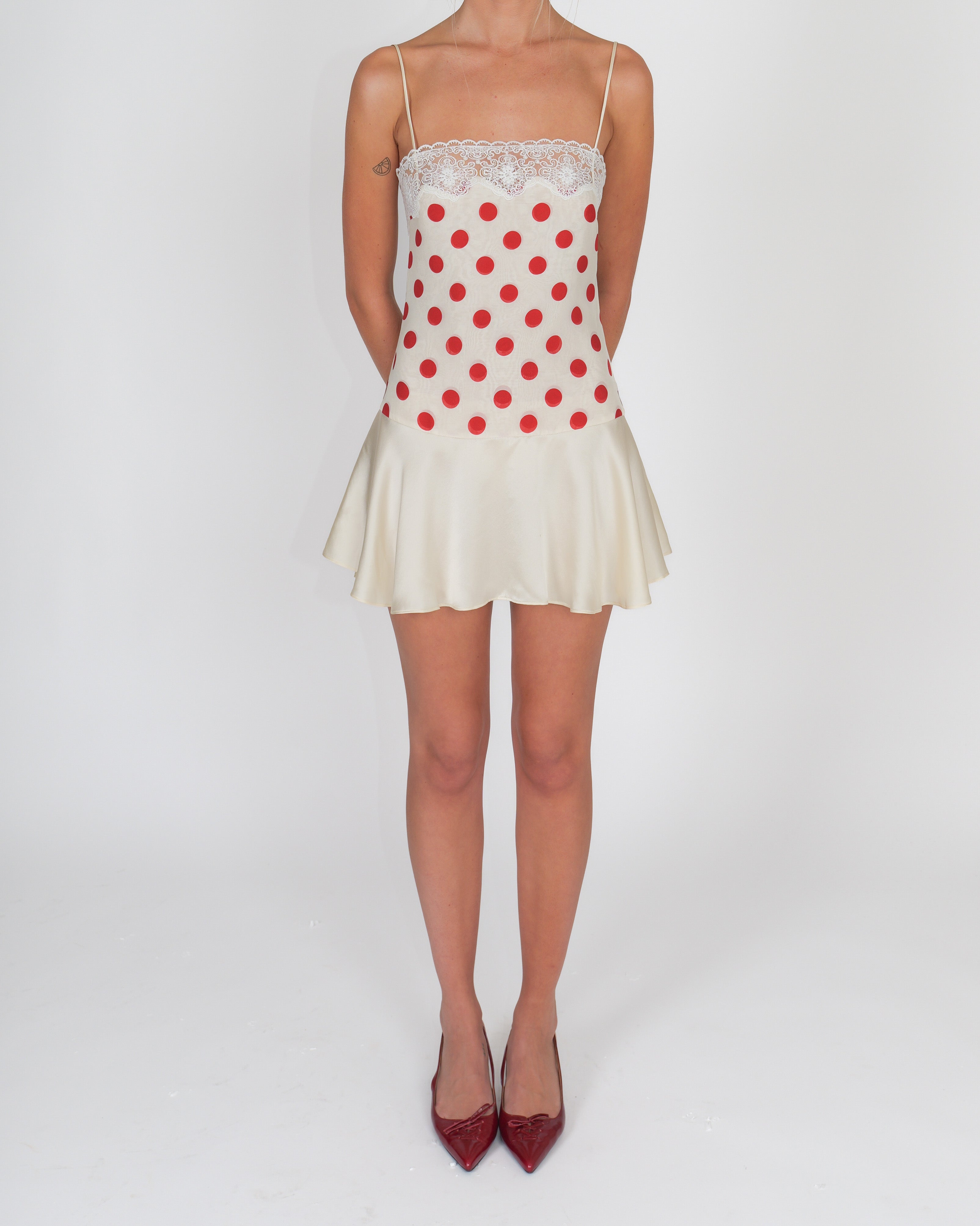 Margaux Mini Dress, Red