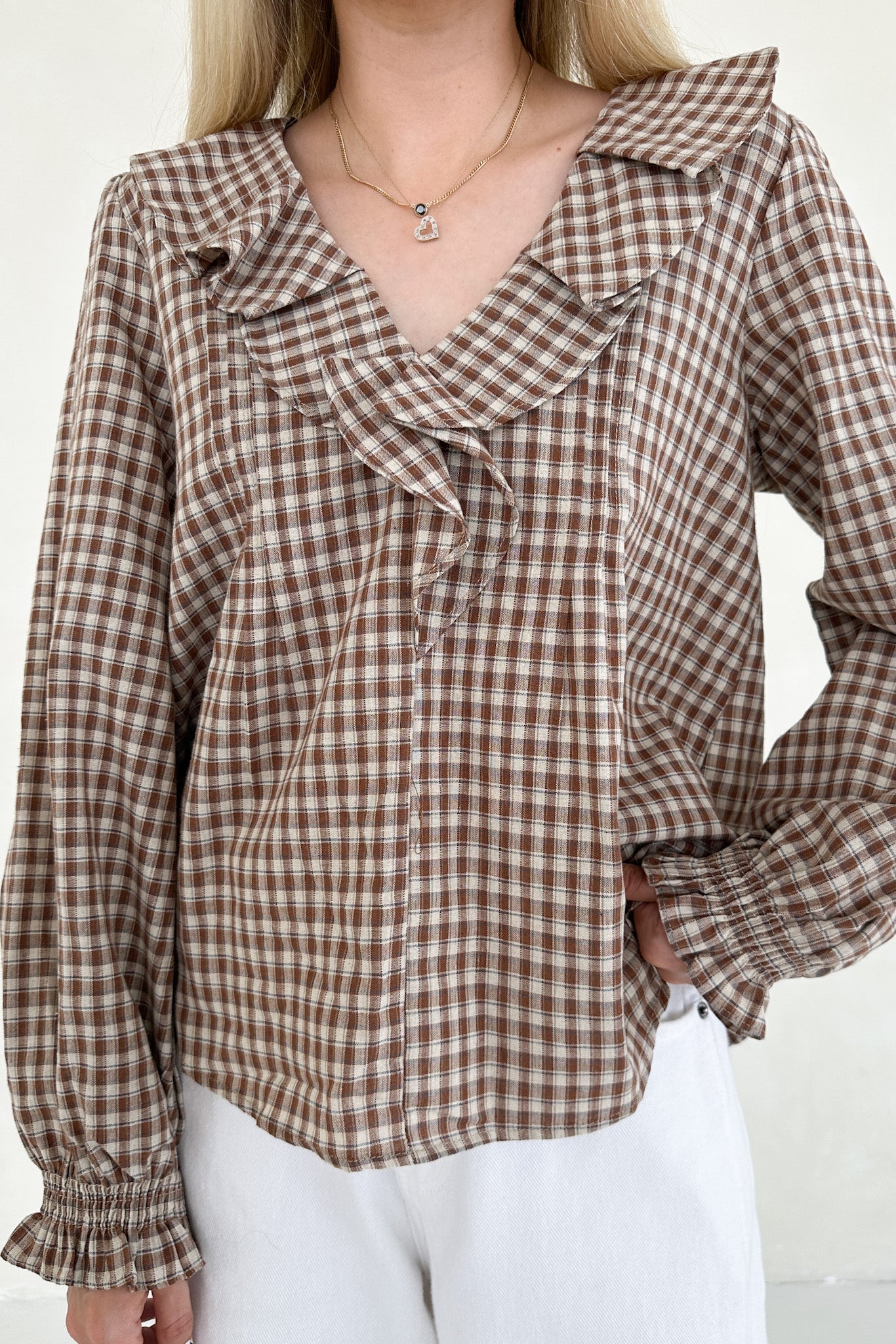 Walk The Line Gingham Top