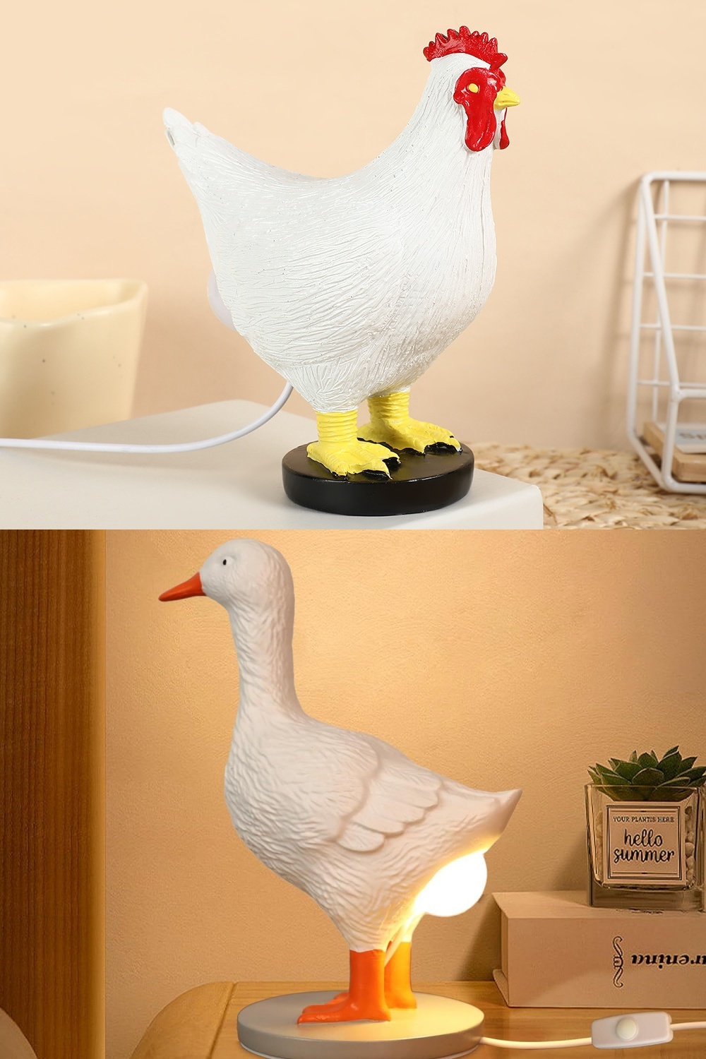 🐓💡Hilarious Chicken Egg Lamp