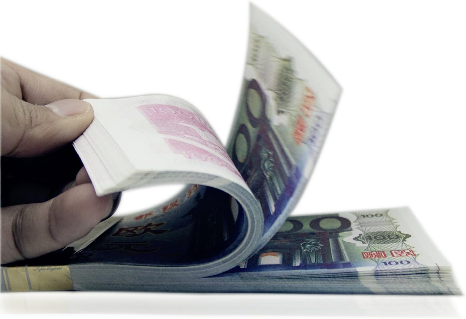 550-600 Pcs Ancestor Money joss Paper Hell Bank Note Spirit Ghost Money to Burn (1 Pound)