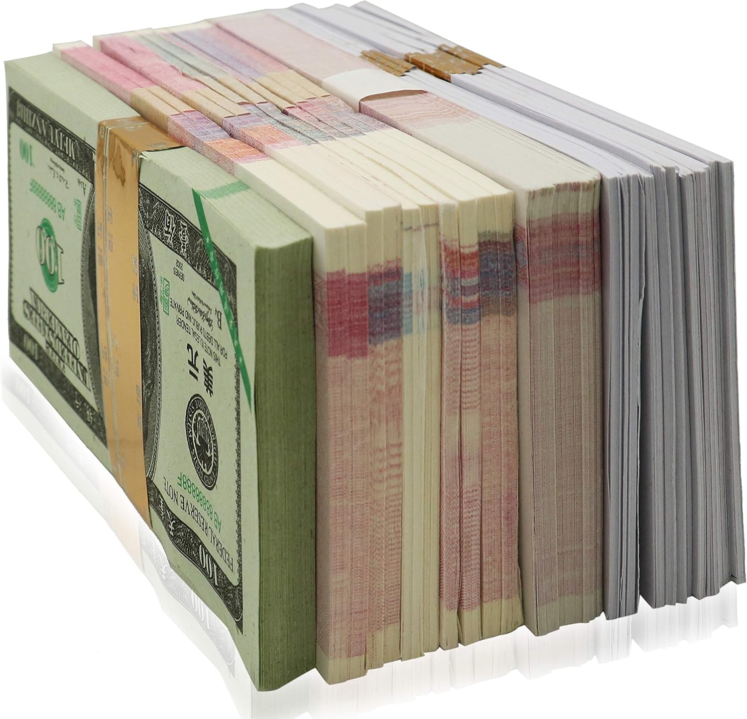 550-600 Pcs Ancestor Money joss Paper Hell Bank Note Spirit Ghost Money to Burn (1 Pound)