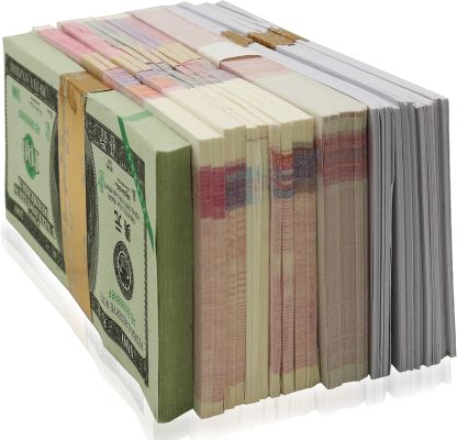 550-600 Pcs Ancestor Money joss Paper Hell Bank Note Spirit Ghost Money to Burn (1 Pound)