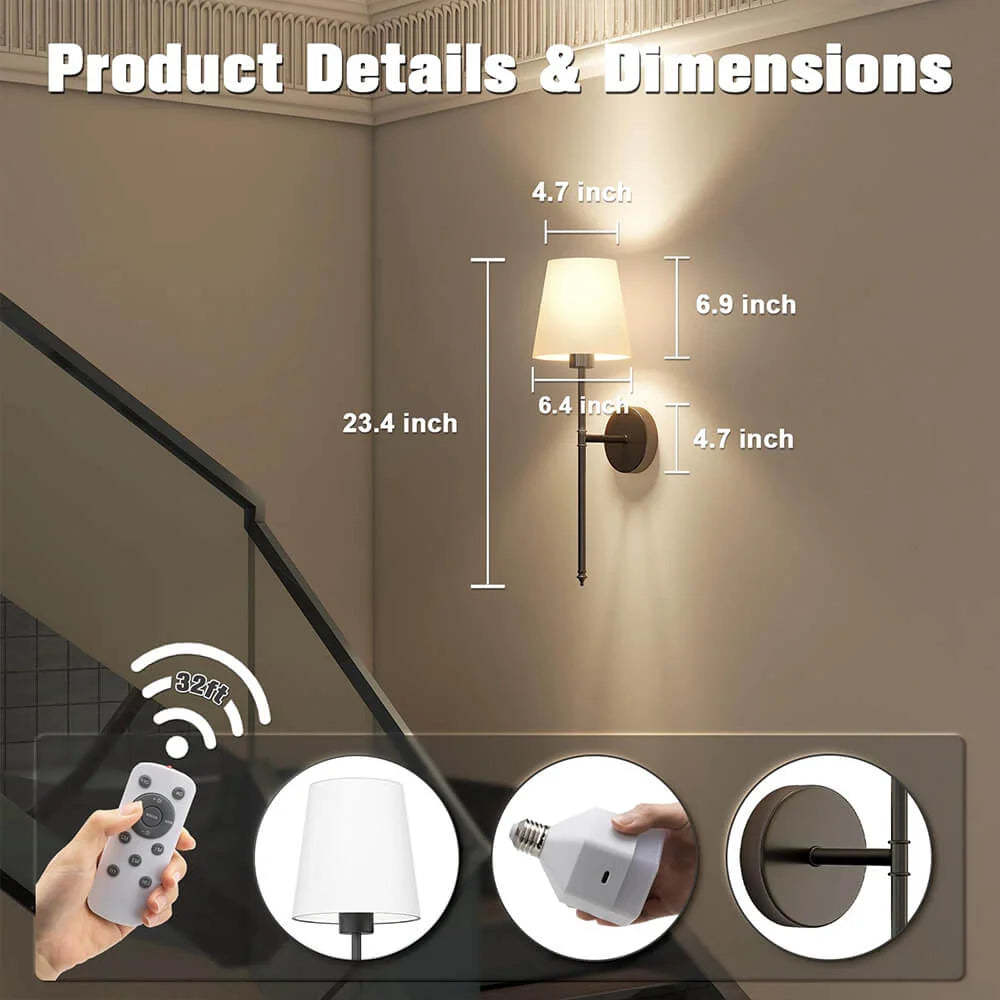 Wireless Fabric Wall Ligh(🔥Big Christmas Deal🔥)