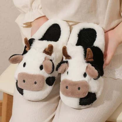 Handmade Cow Cotton Slippers