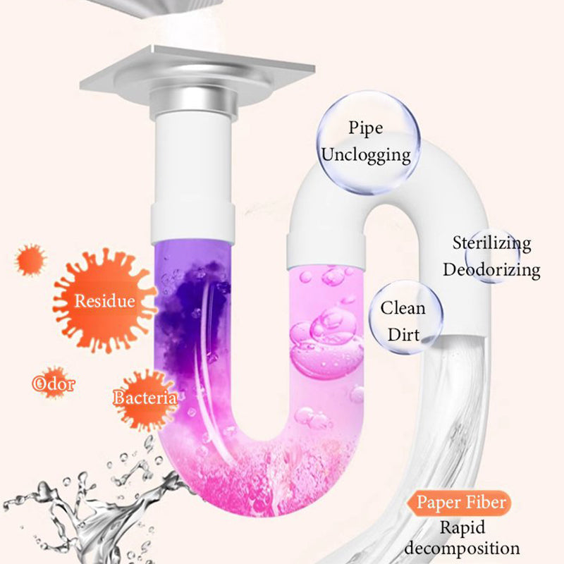 🔥Buy 1 Get 1 Free🔥Versatile, Powerful Drain Cleaning Powder Against Blockages