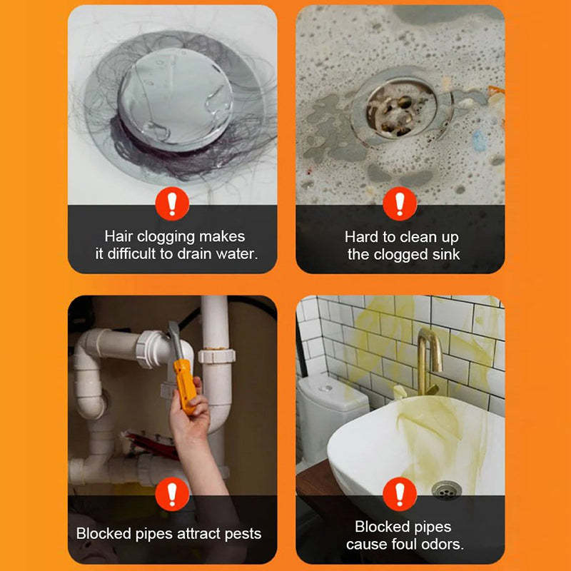 🔥Buy 1 Get 1 Free🔥Versatile, Powerful Drain Cleaning Powder Against Blockages