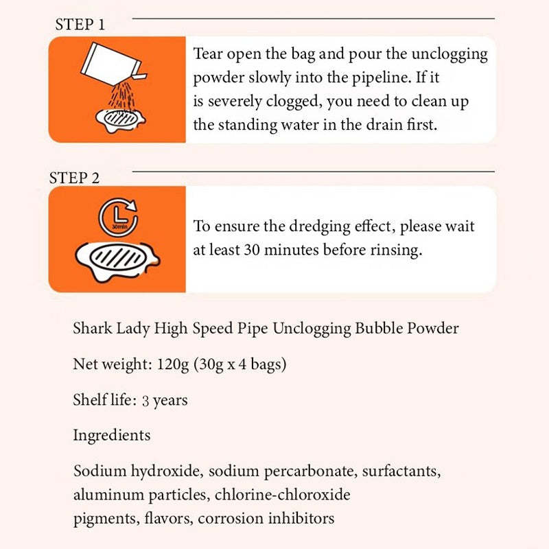 🔥Buy 1 Get 1 Free🔥Versatile, Powerful Drain Cleaning Powder Against Blockages