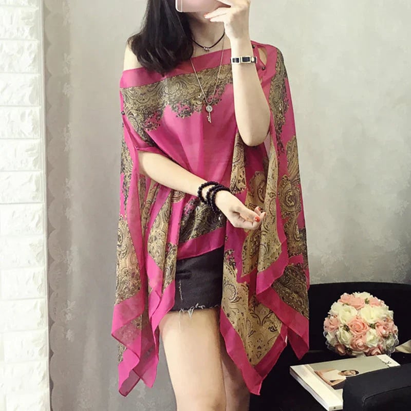 French sun protection shawl
