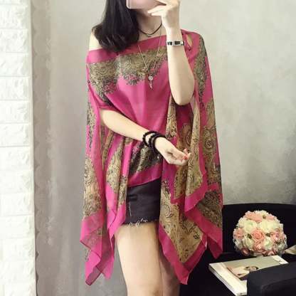 French sun protection shawl