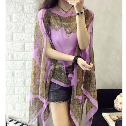 French sun protection shawl