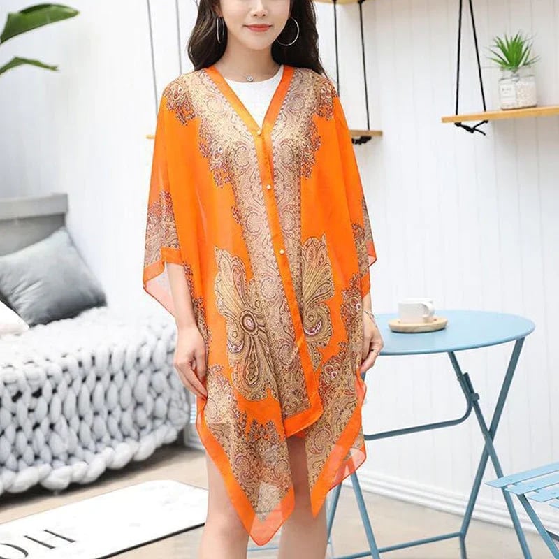 French sun protection shawl