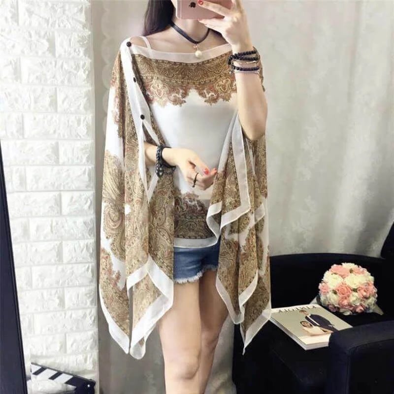 French sun protection shawl