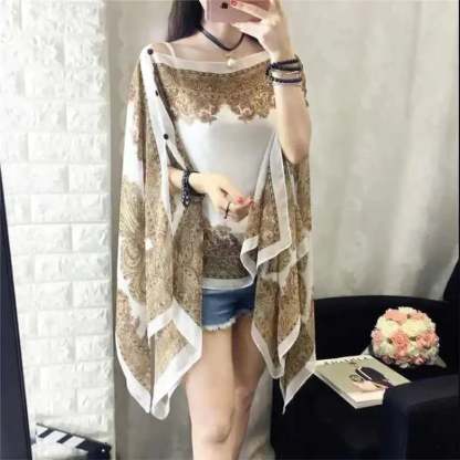 French sun protection shawl