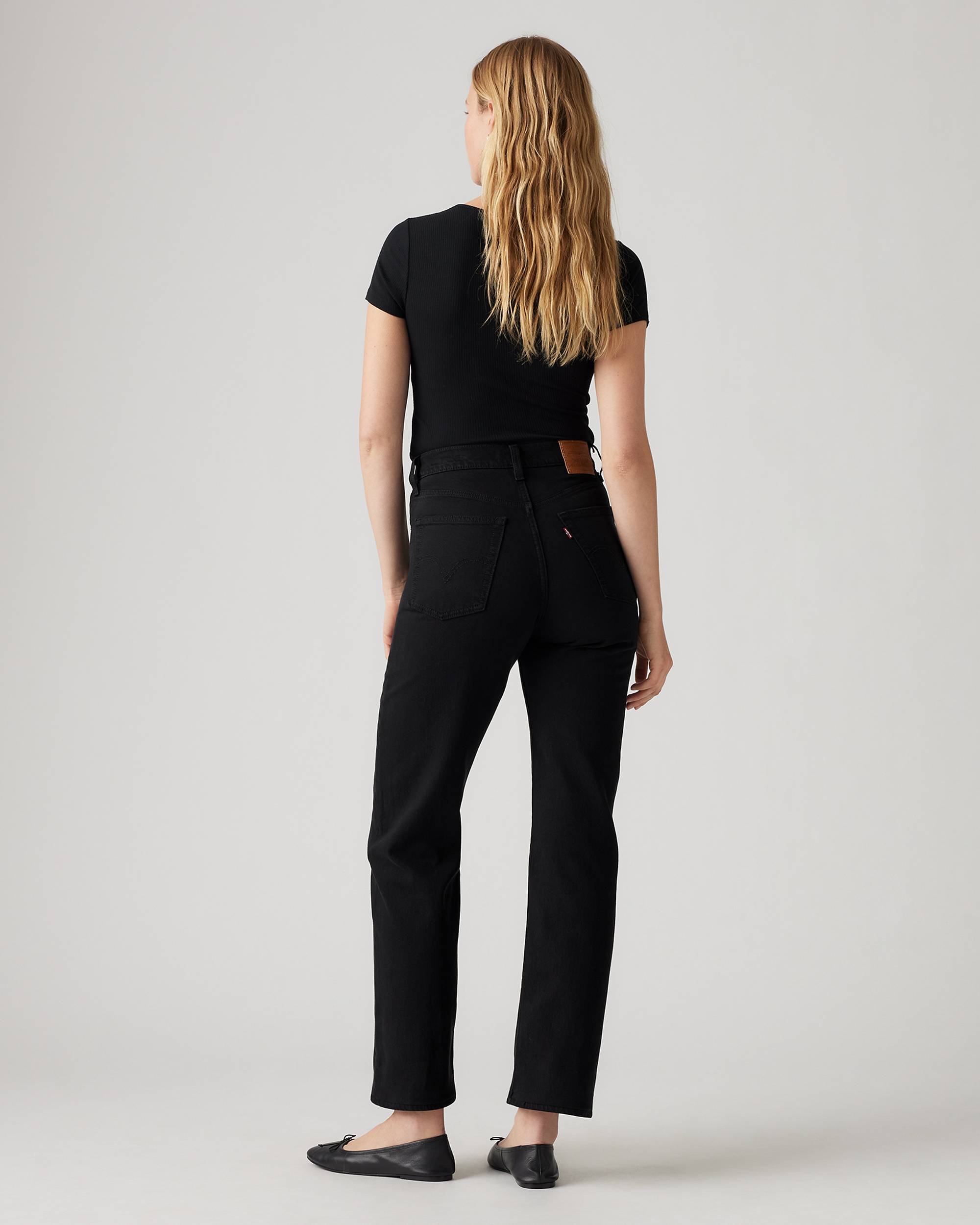 Hidden Buttons Ribcage Straight Ankle Jeans (Buy 2 Free Shipping)
