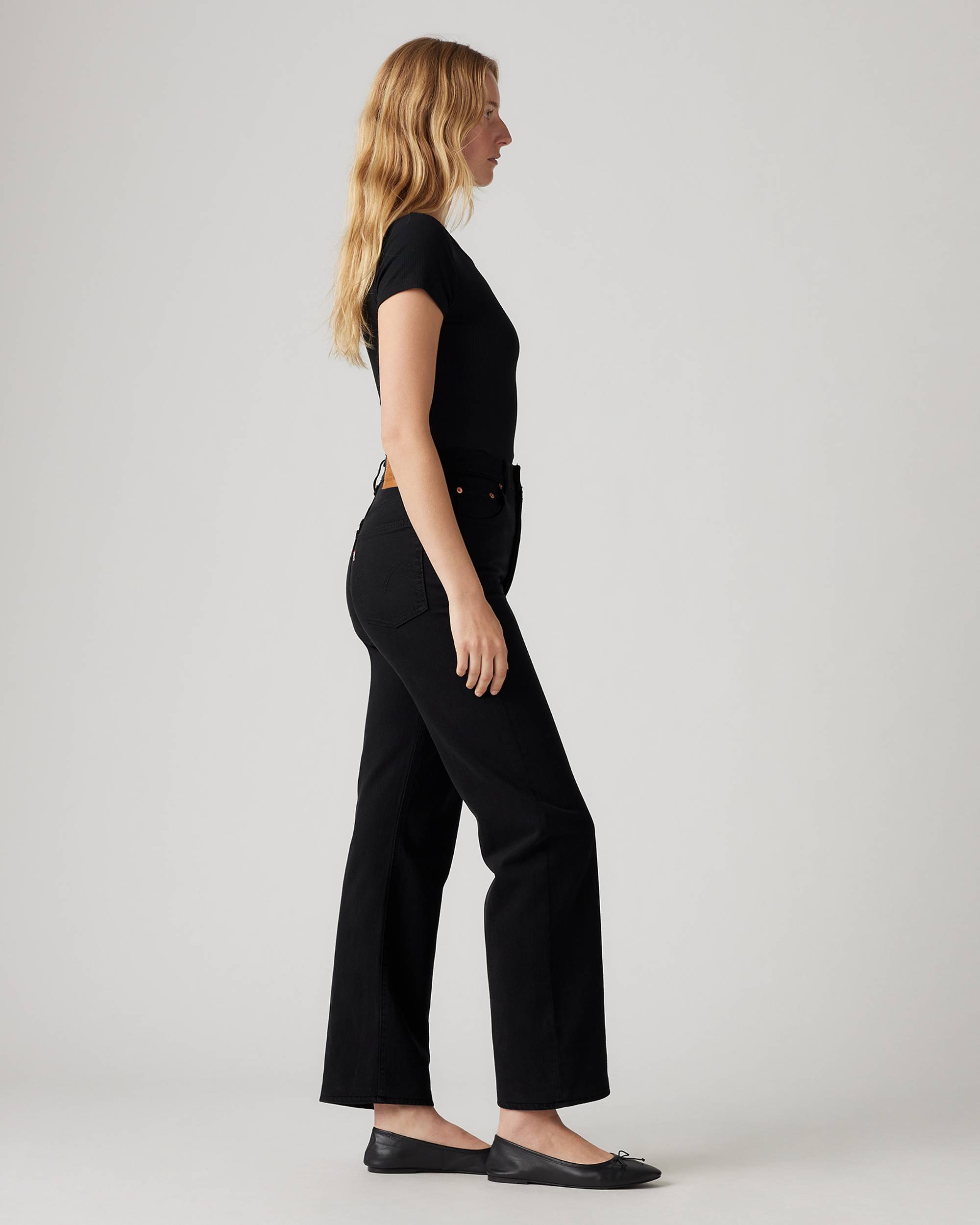 Hidden Buttons Ribcage Straight Ankle Jeans (Buy 2 Free Shipping)