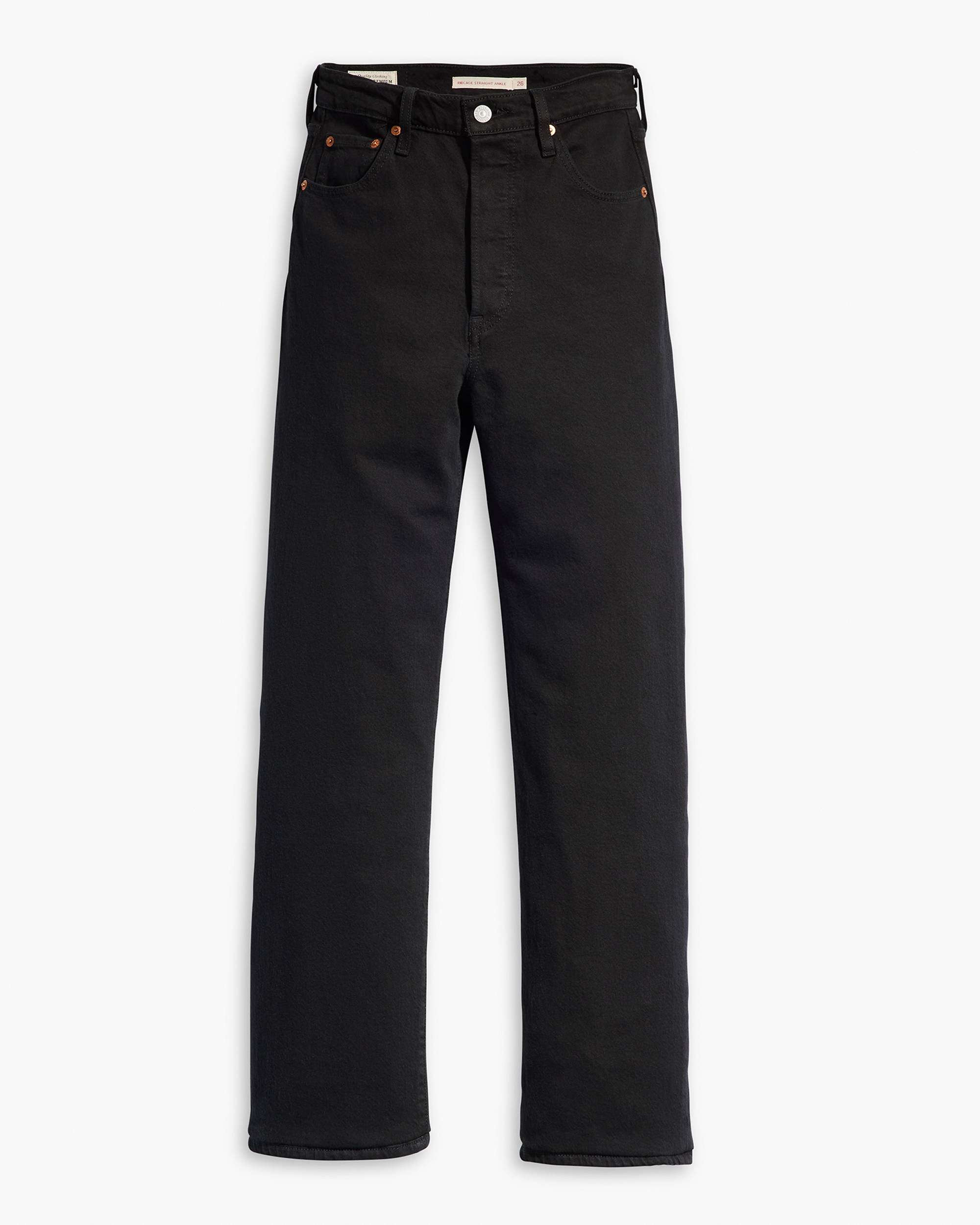 Hidden Buttons Ribcage Straight Ankle Jeans (Buy 2 Free Shipping)