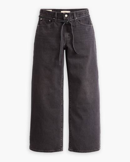 XL Lace-Up Baggy Straight Women's Jeans (Buy 2 Free Shipping)